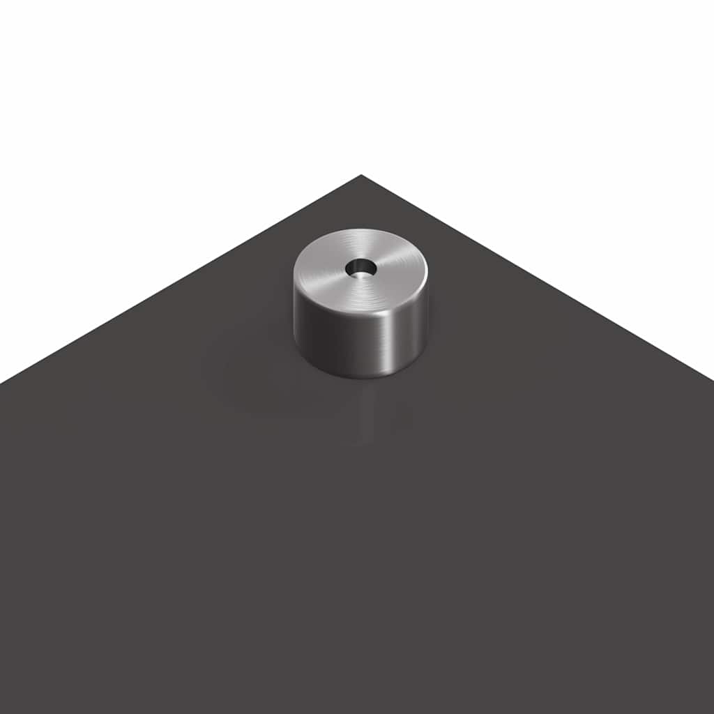 Konyhai hátfal 2 pcs sötétszürke 80 x 60 cm edzett üveg