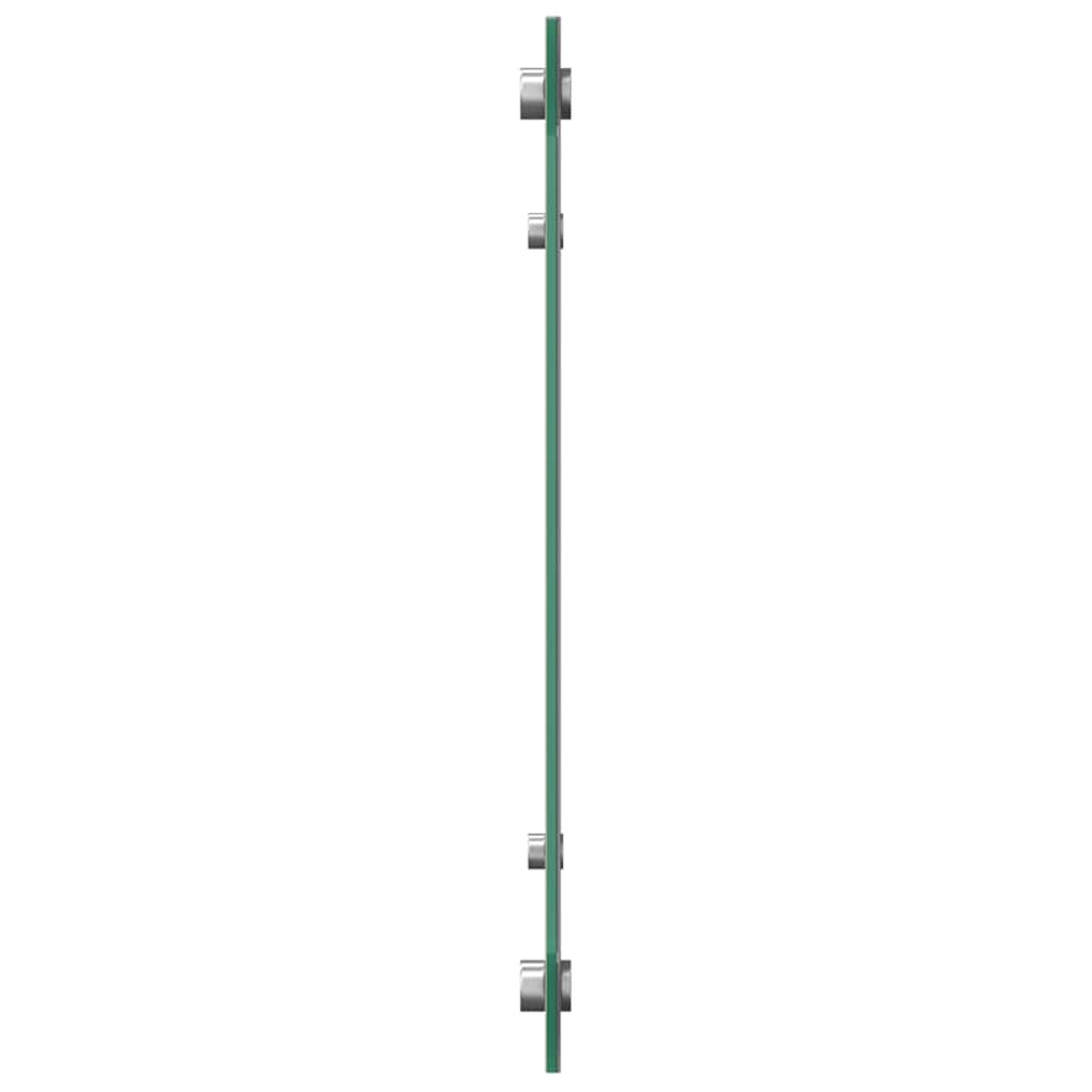 Konyhai hátfal 2 pcs sötétszürke 90 x 50 cm edzett üveg