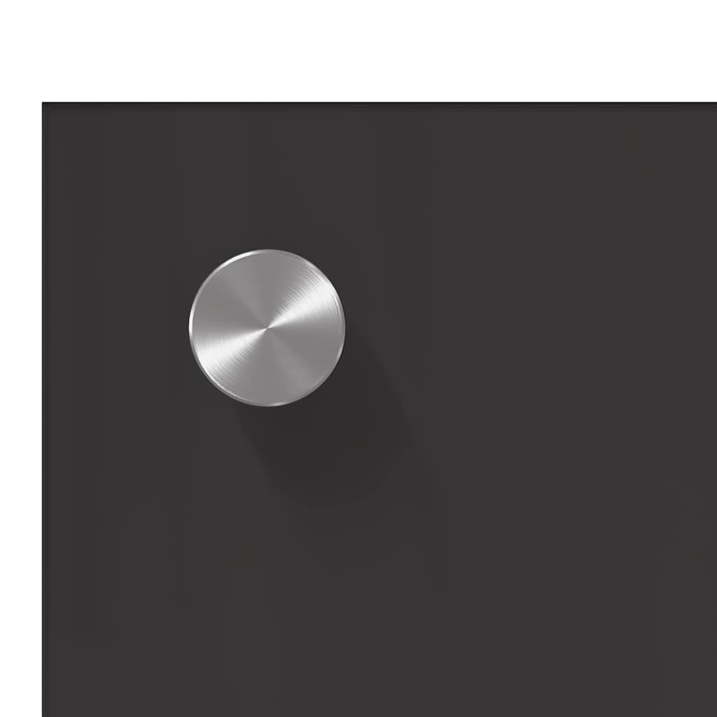 Konyhai splashback 2 pcs sötétszürke 100 x 50 cm edzett üveg