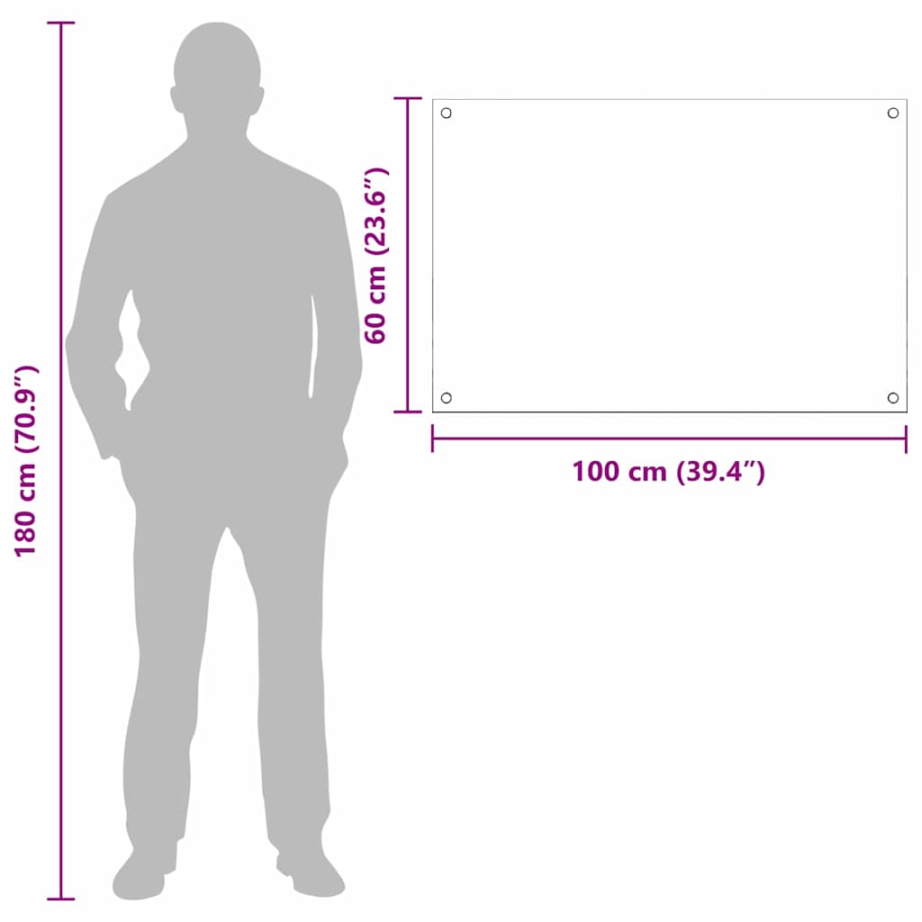 Konyhai splashback 2 pcs sötétszürke 100 x 60 cm edzett üveg