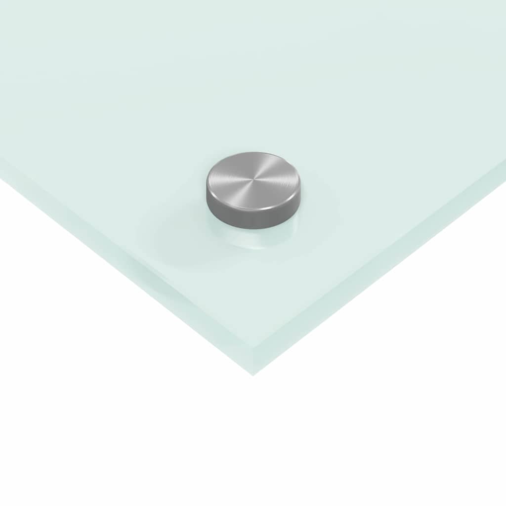 Konyhai splashback 2 pcs fehér 120 x 40 cm edzett üveg