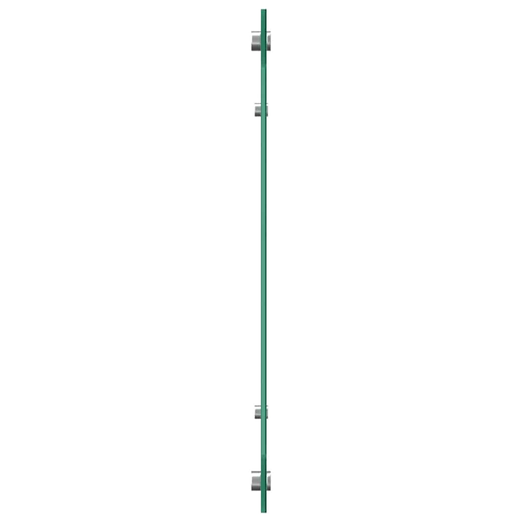 Konyhai hátfal 2 db világosszürke 110 x 40 cm edzett üveg