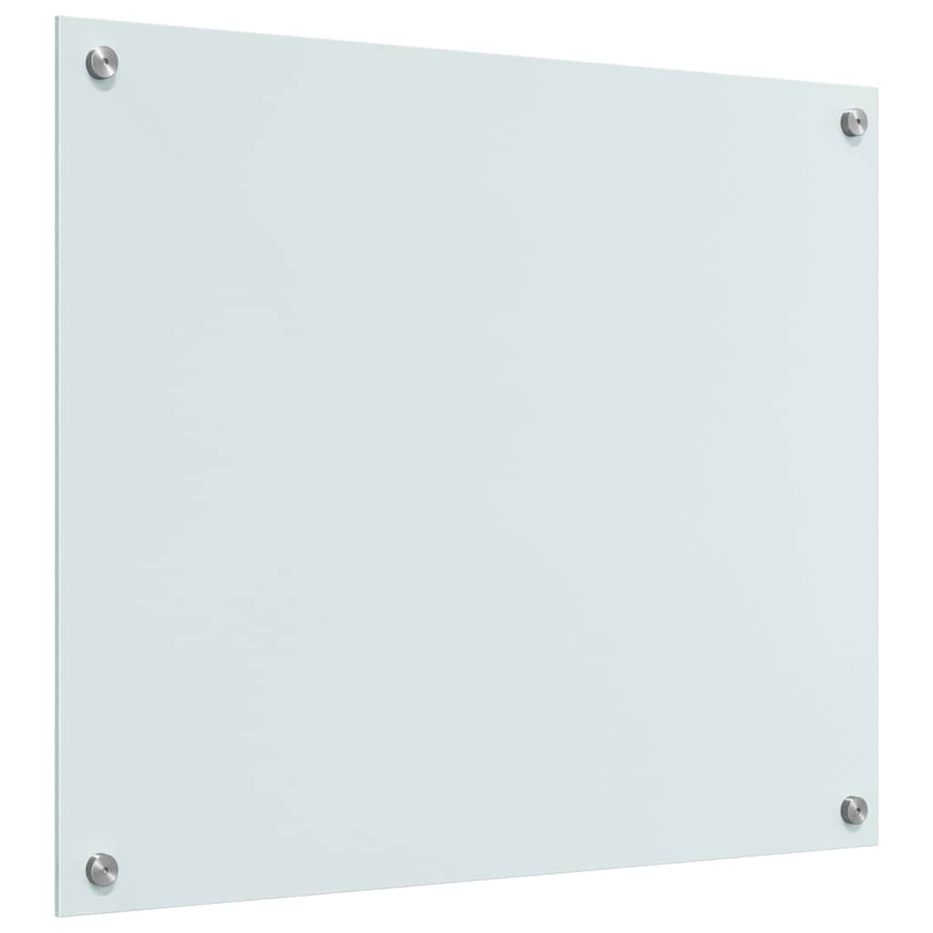 Konyhai hátfal 2 pcs fehér 70 x 60 cm edzett üveg