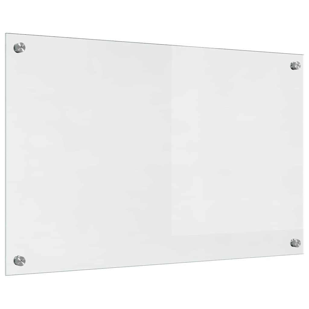 Konyhai hátfal 2 pcs átlátszó 80 x 50 cm edzett üveg