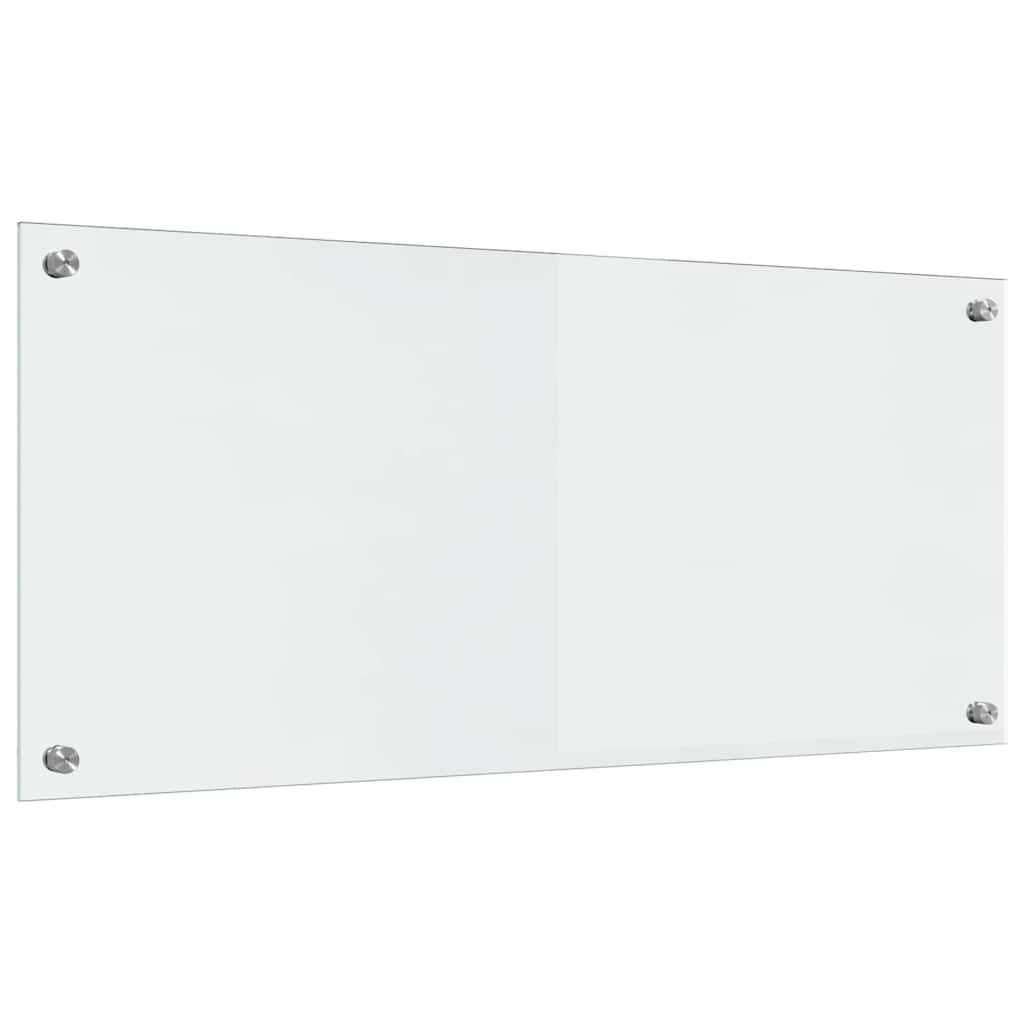 Konyhai hátfal 2 pcs átlátszó 90 x 40 cm edzett üveg
