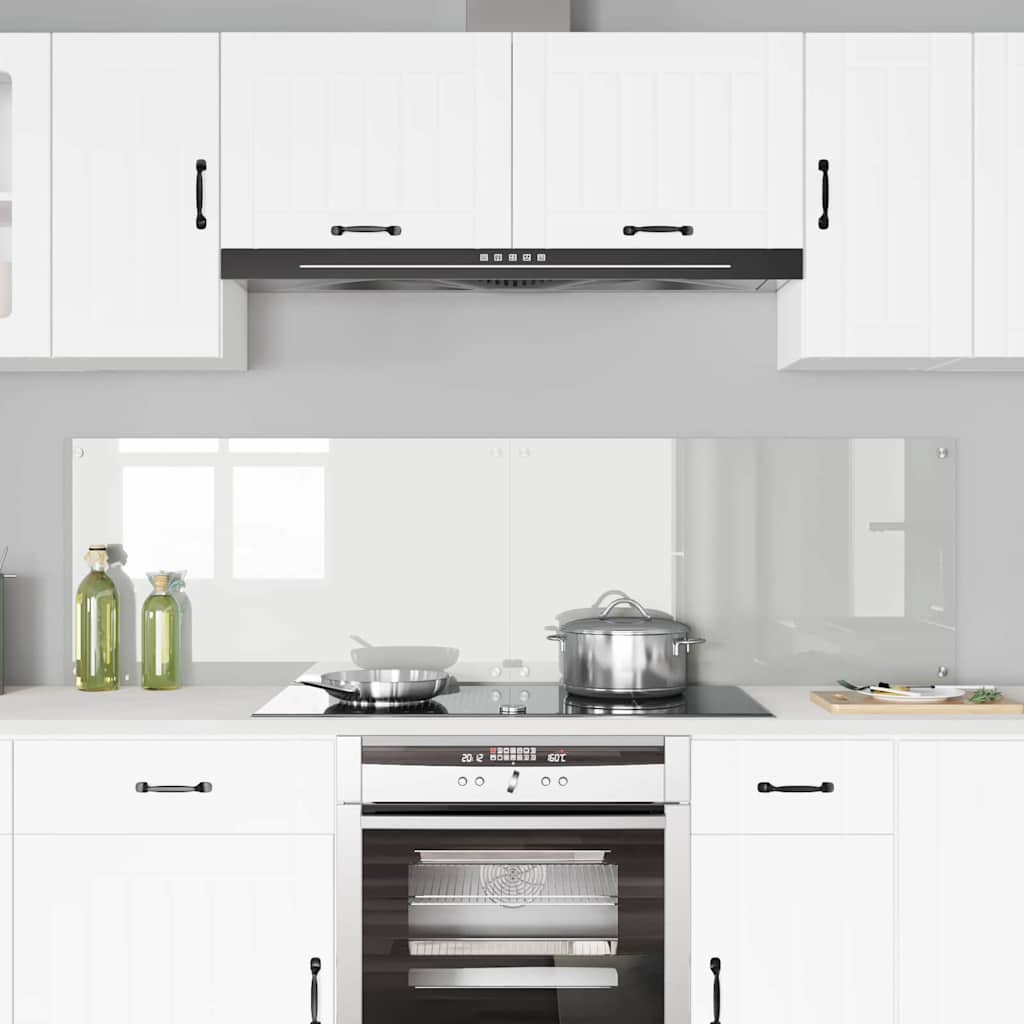 Konyhai splashback átlátszó 90 x 50 x 0.8 cm edzett üveg