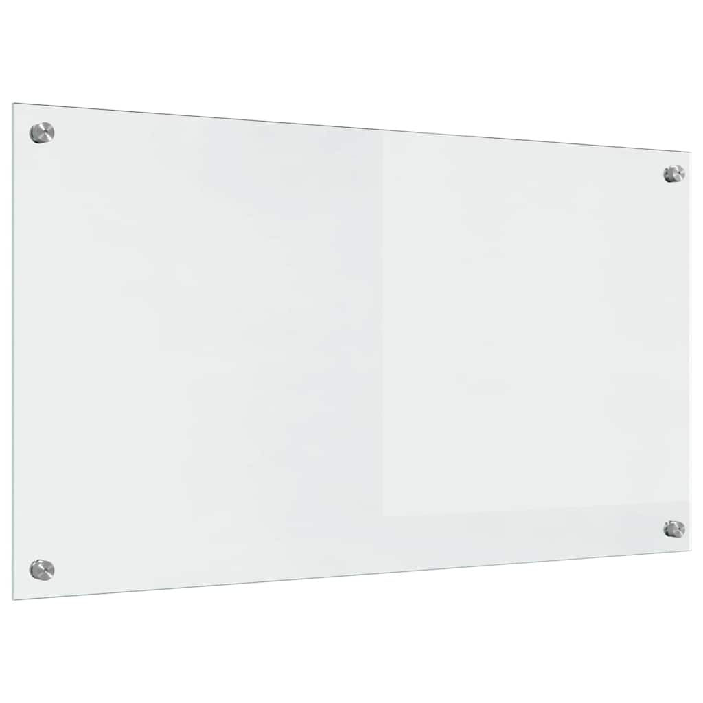Konyhai splashback átlátszó 90 x 50 x 0.8 cm edzett üveg