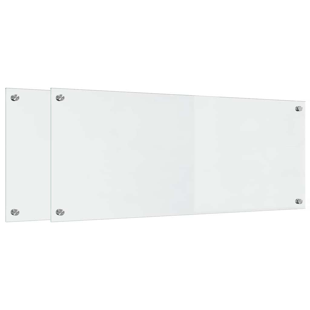 Konyhai splashback átlátszó 100 x 40 x 0.8 cm edzett üveg