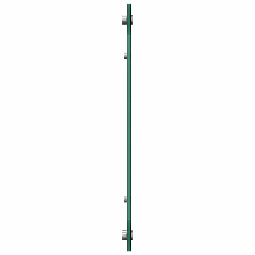 Konyhai hátfal 2 pcs fekete 90 x 50 cm edzett üveg