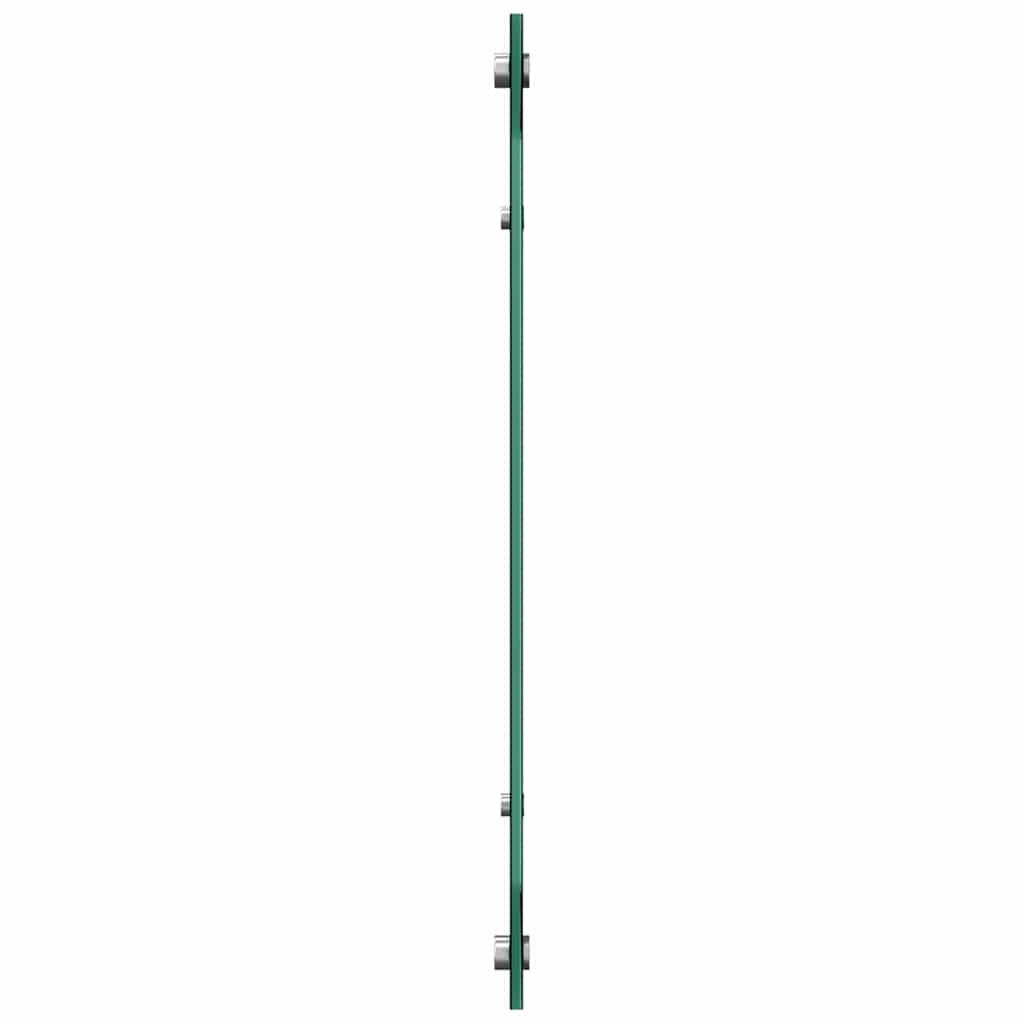 Konyhai hátfal 2 pcs fekete 90 x 60 cm edzett üveg