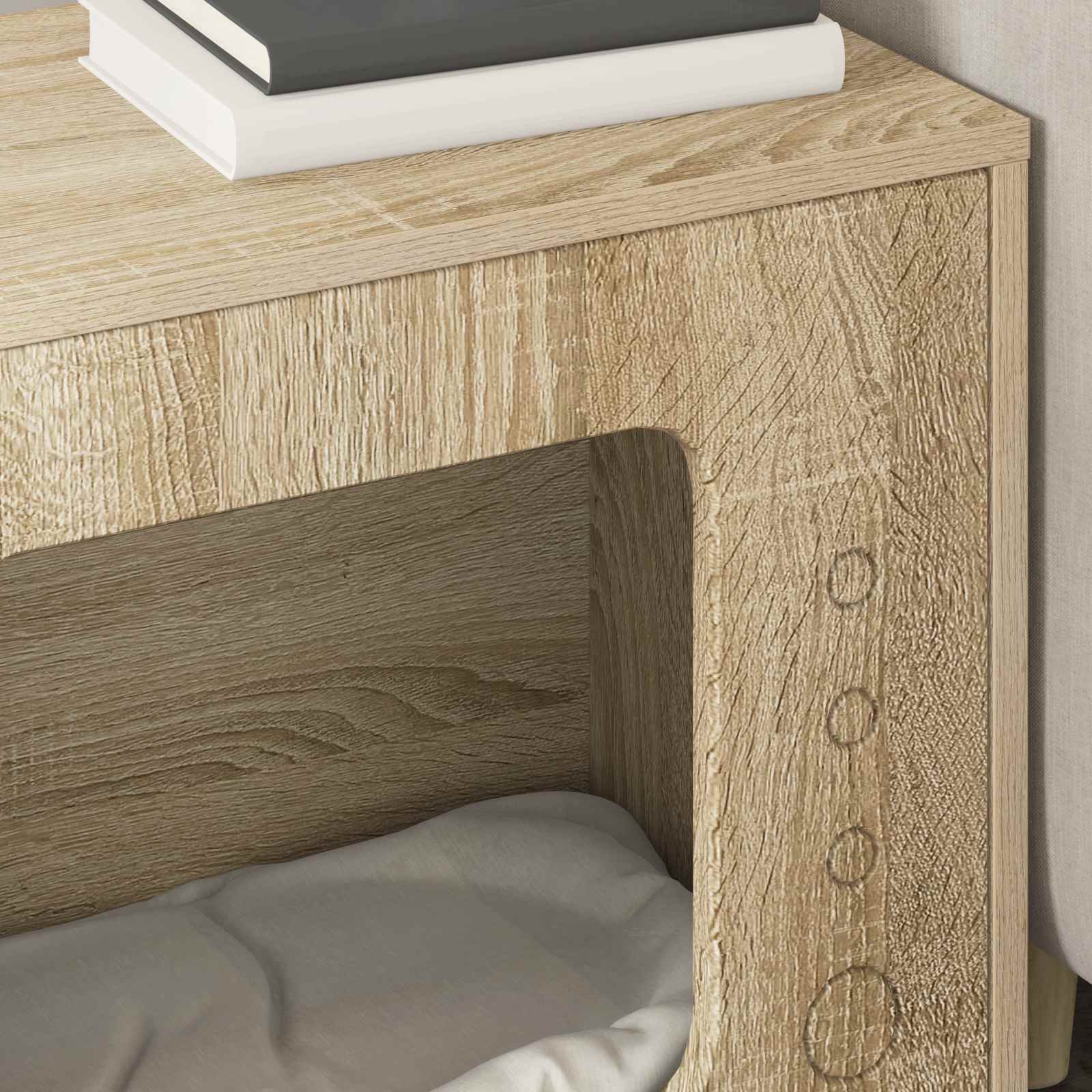 Macska ház sonoma 51 x 30 x 42 cm faanyag