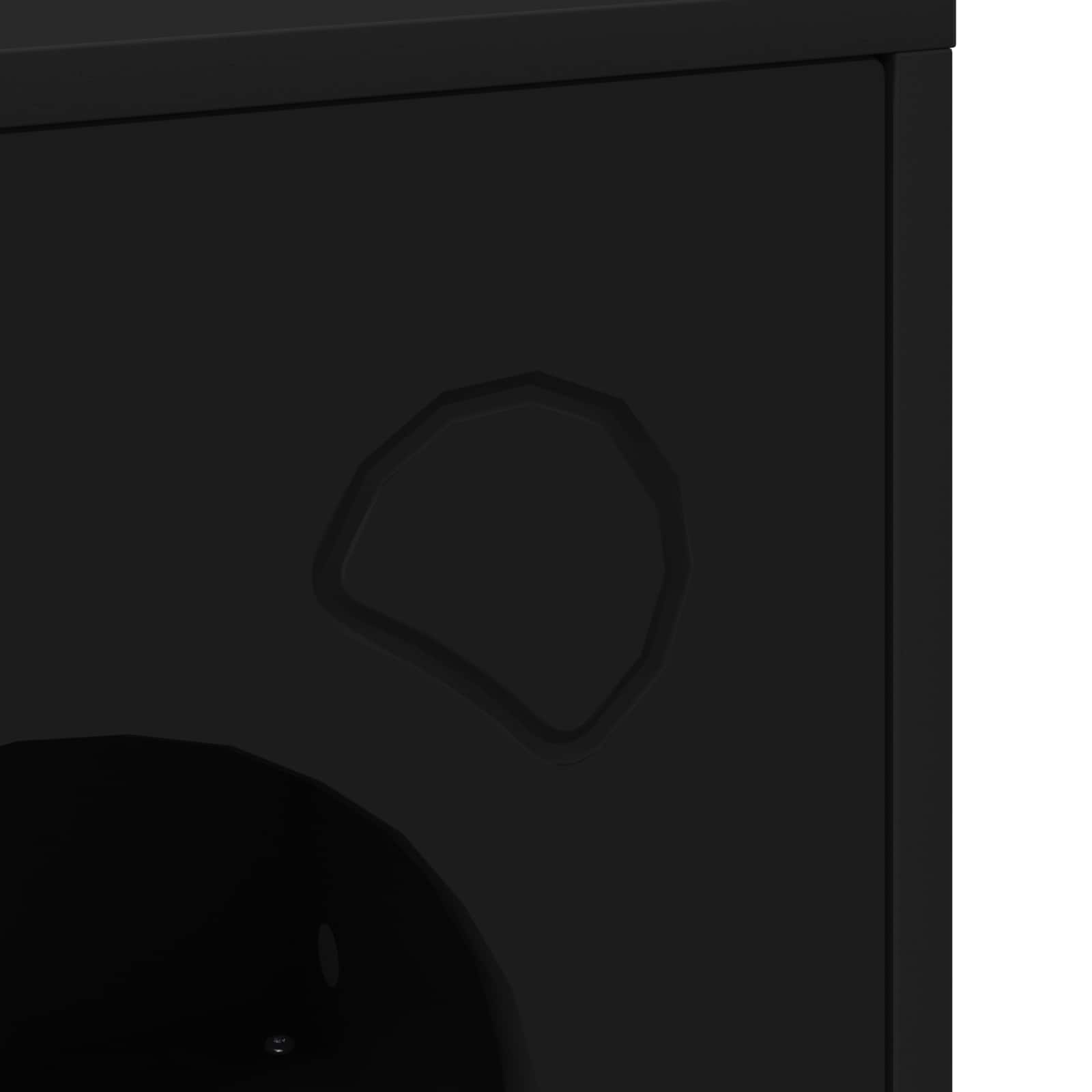 Macska ház fekete 42,5 x 40 x 53 cm faanyag