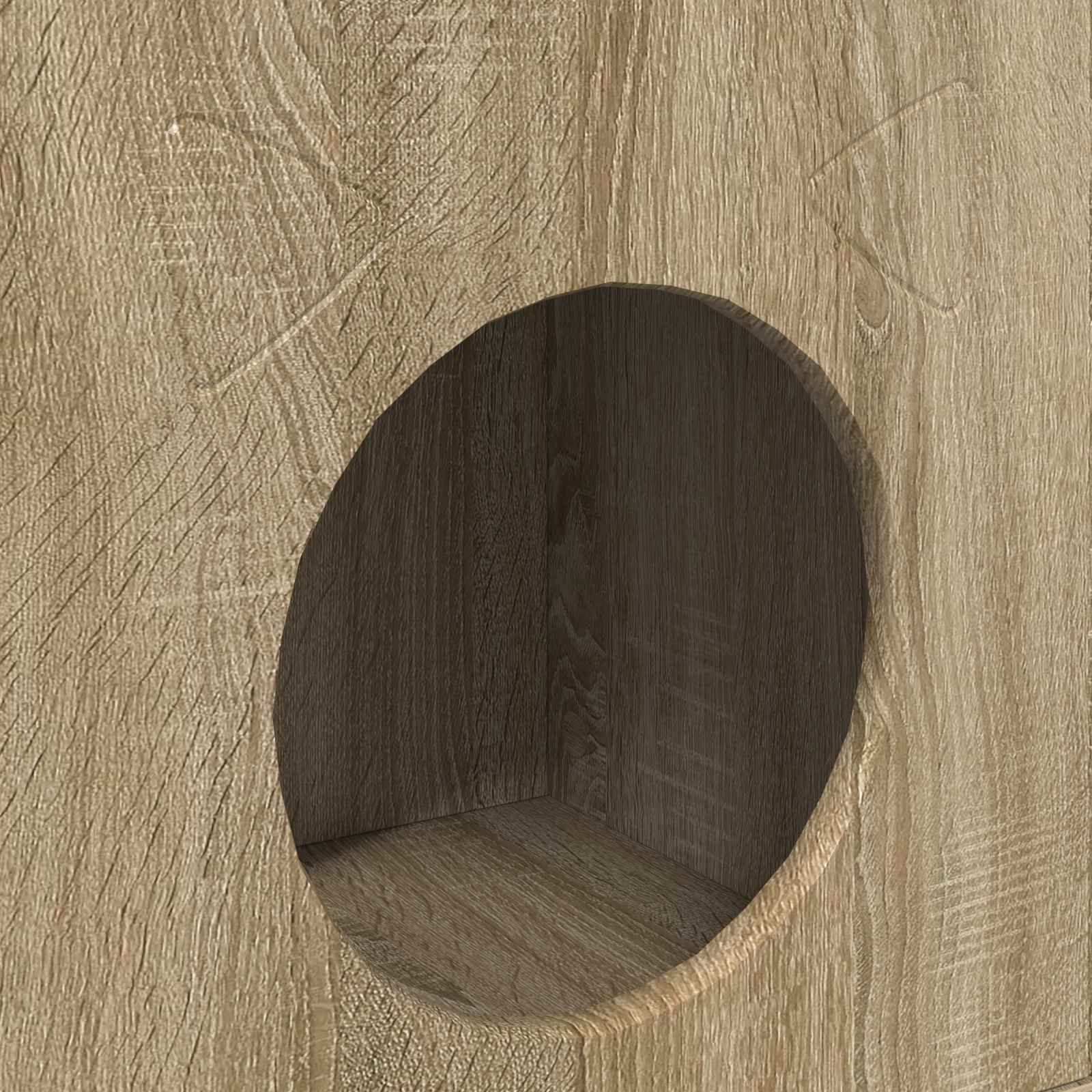 Macska ház sonoma 72 x 42,5 x 70 cm faanyag