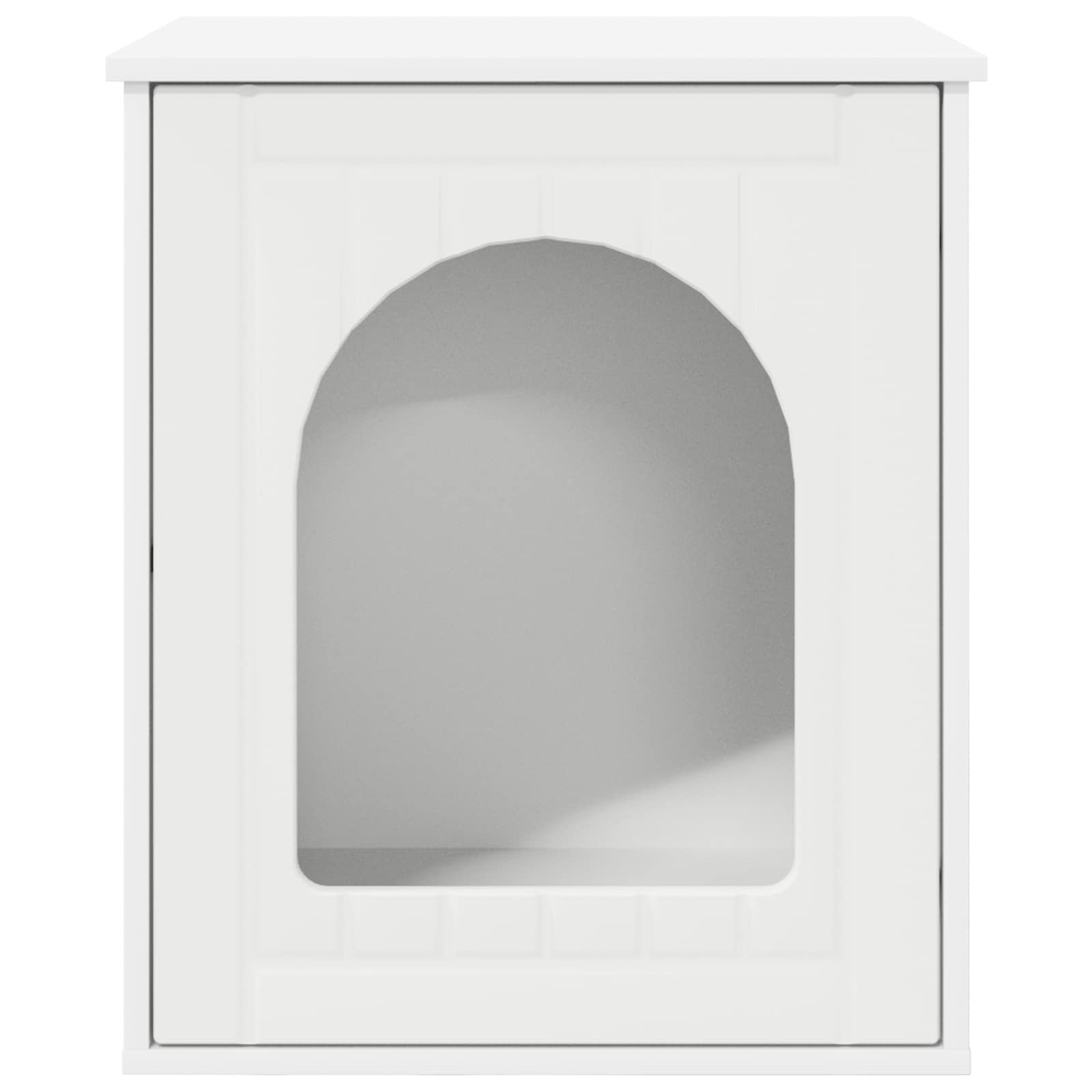 Macska ház fehér 53 x 52 x 60 cm faanyag