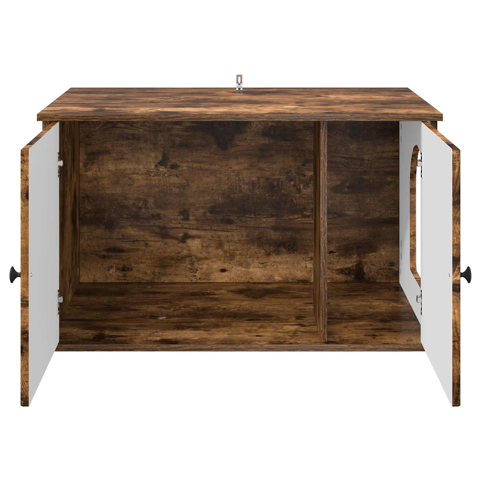 Macska ház füstölt tölgy 85 x 55 x 50 cm faanyag