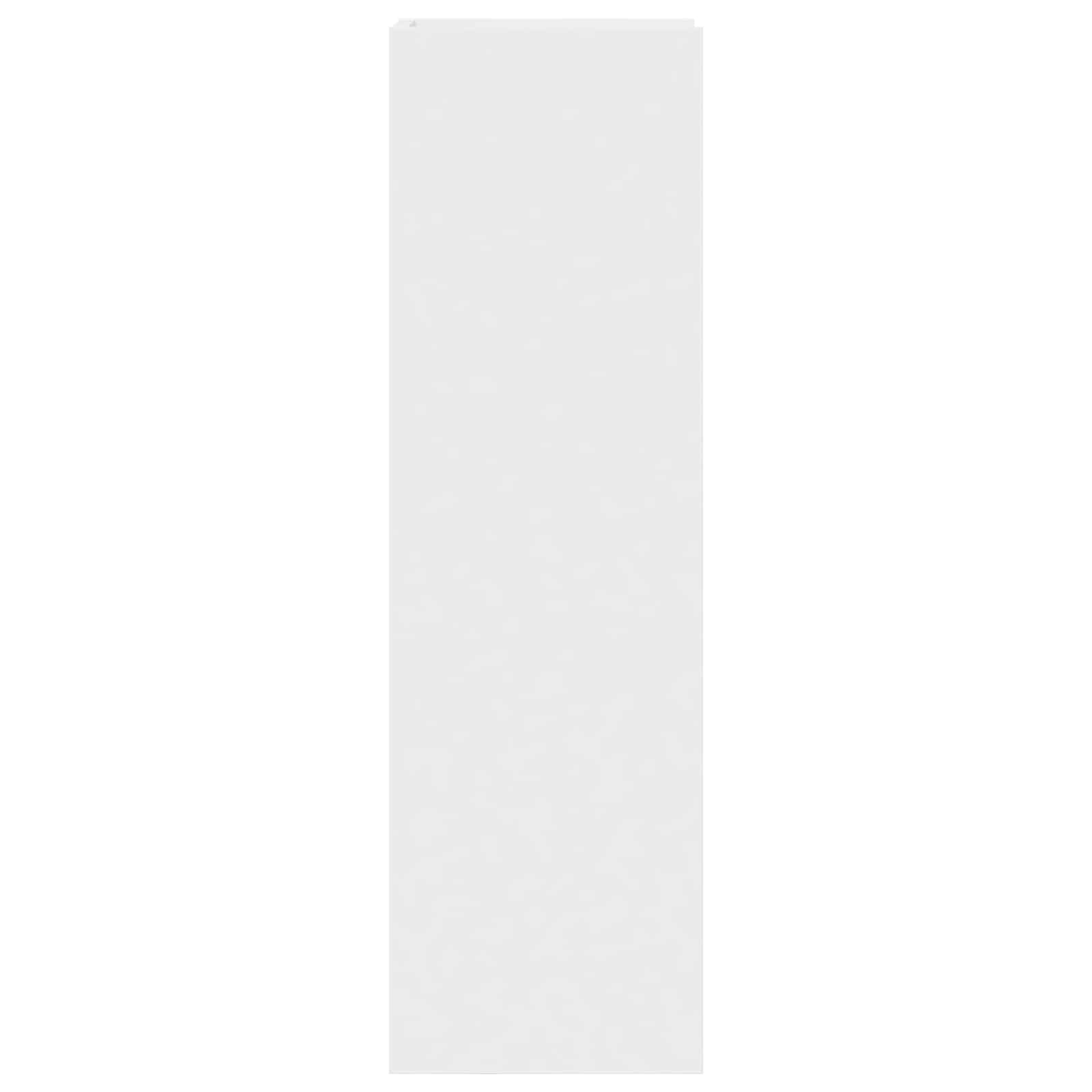 Növényállvány polcokkal fehér 30 x 30 x 100 cm mérnöki fa