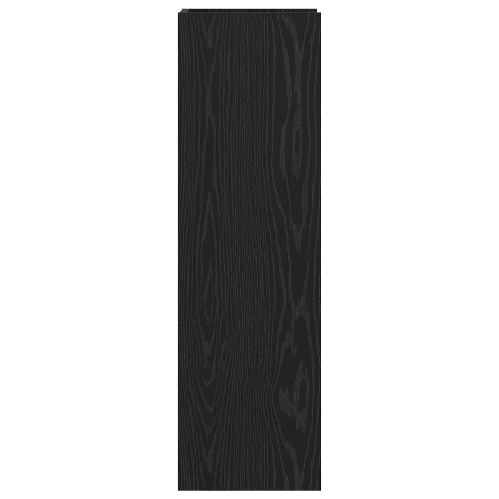 Növényállvány 2 pcs fekete tölgy 30 x 30 x 100 cm mérnöki fa