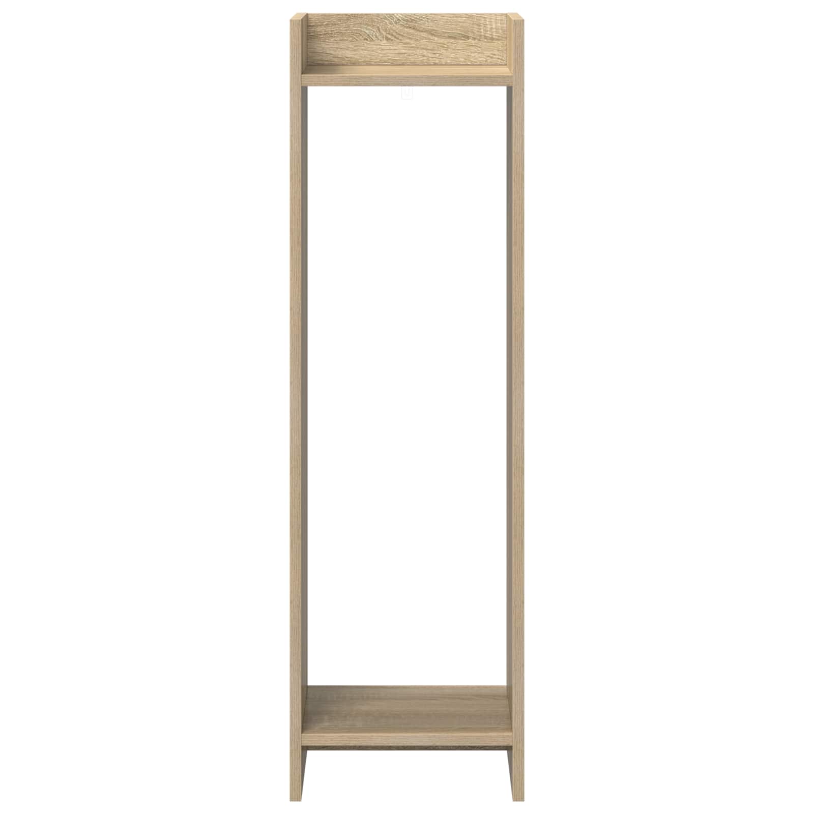 Növényállvány 2 pcs sonoma tölgy 30 x 30 x 100 cm mérnöki fa