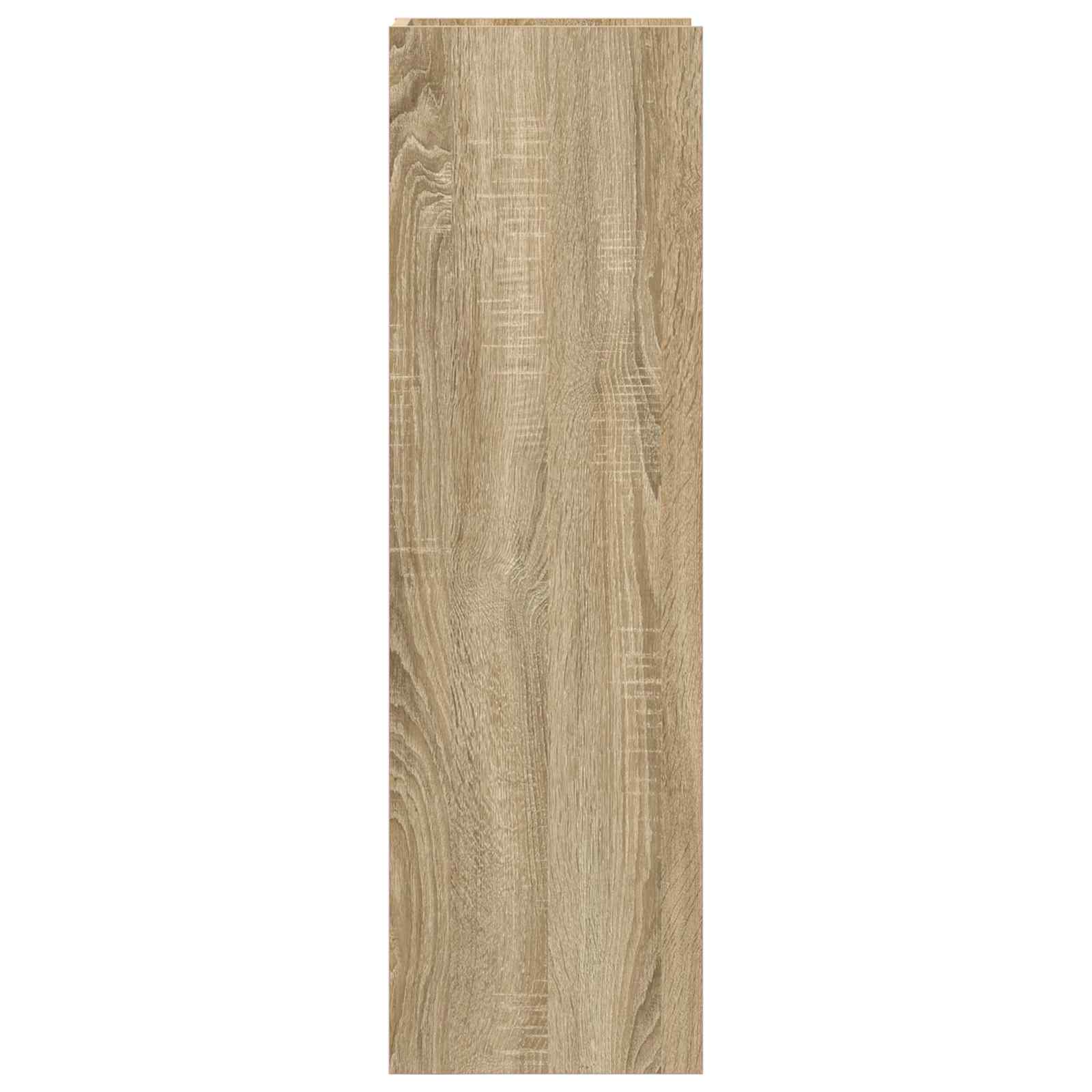 Növényállvány 2 pcs sonoma tölgy 30 x 30 x 100 cm mérnöki fa