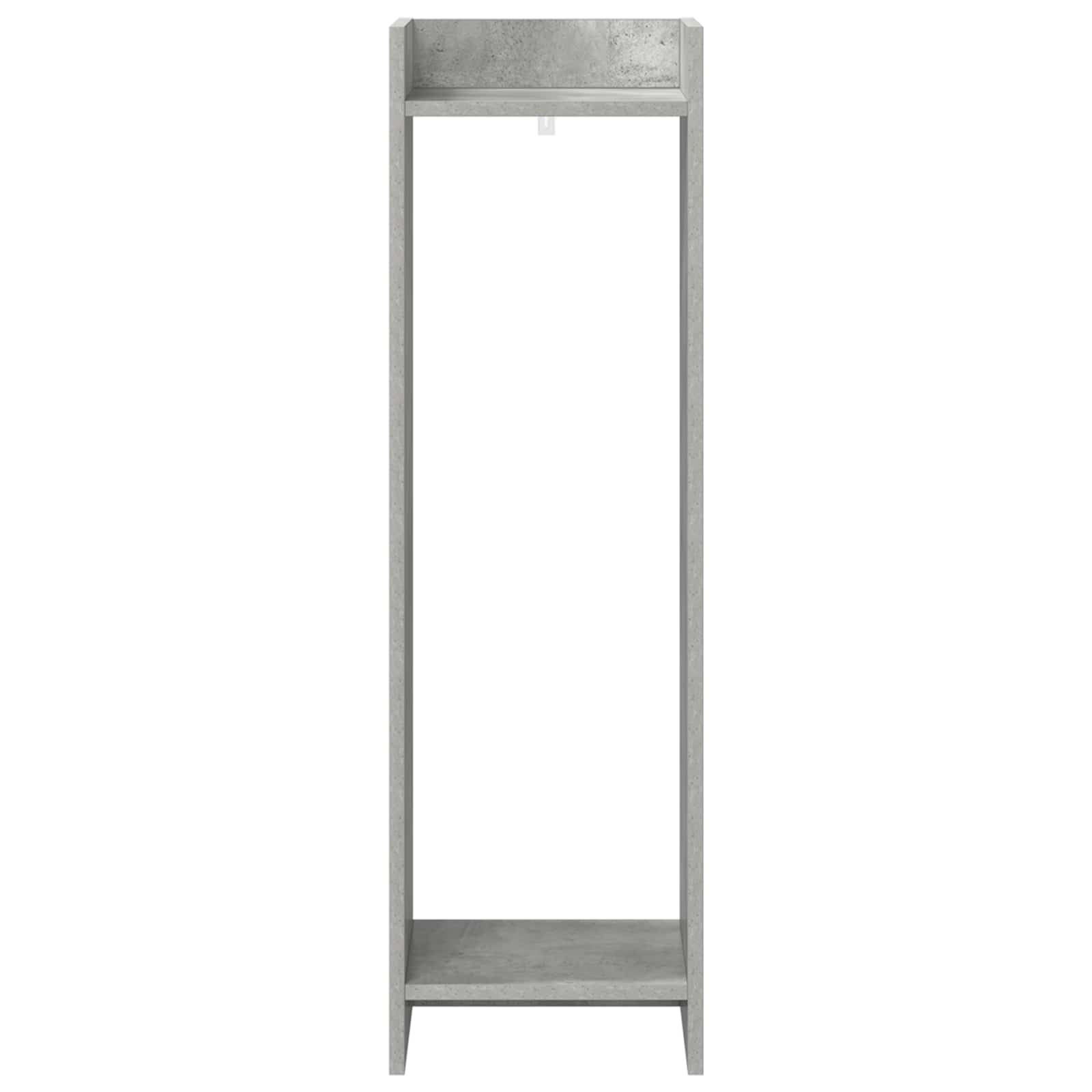 Növényállvány 2 pcs beton szürke 30 x 30 x 100 cm mérnöki fa