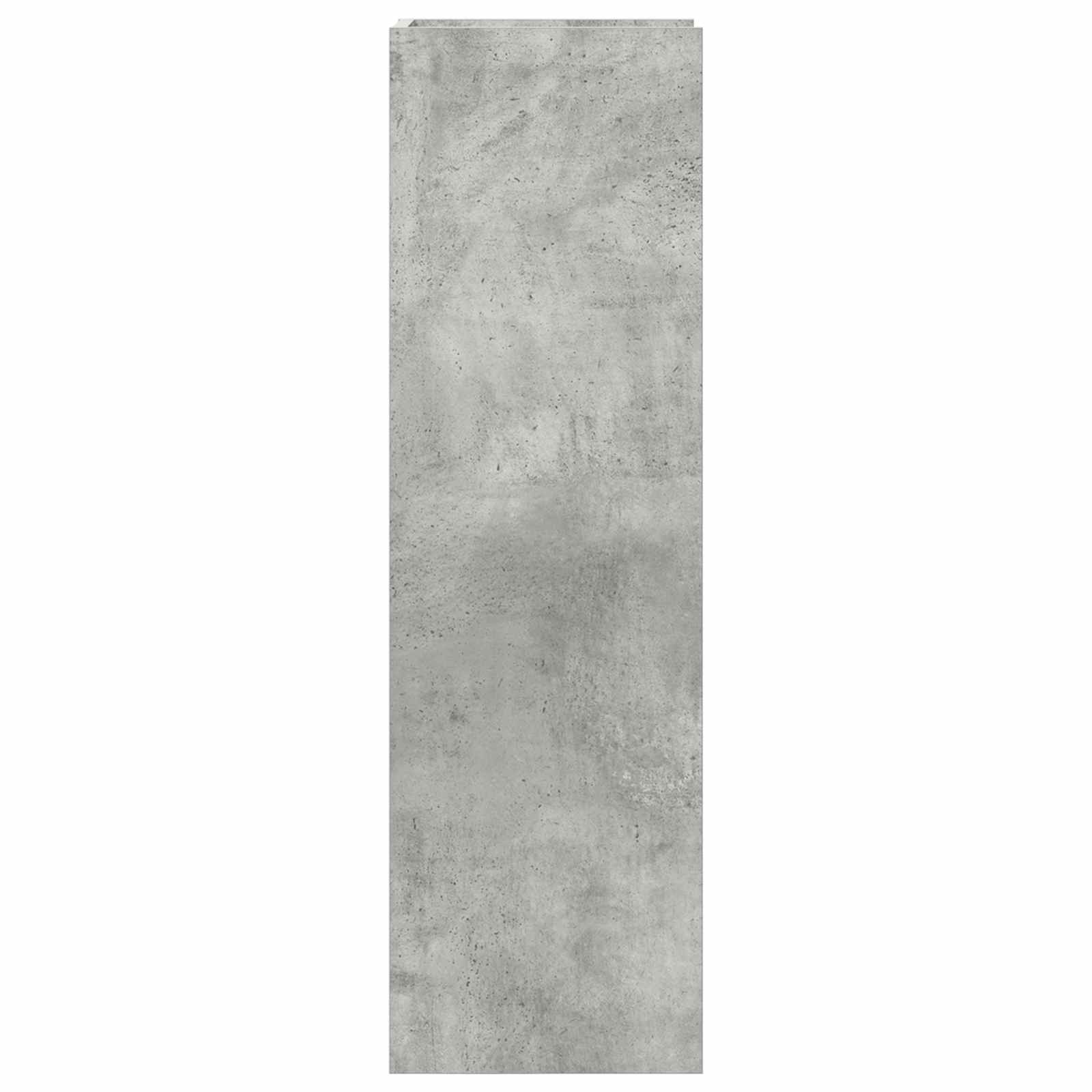 Növényállvány 2 pcs beton szürke 30 x 30 x 100 cm mérnöki fa