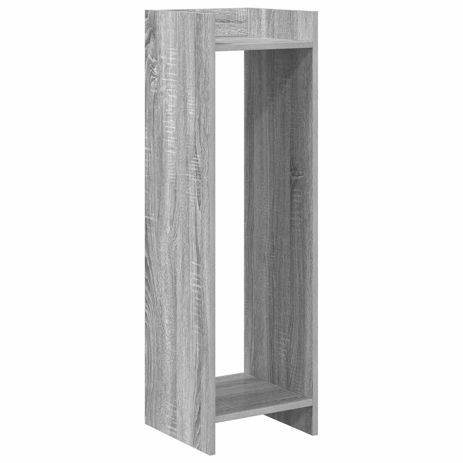 Növényállvány 2 pcs szürke sonoma 30 x 30 x 100 cm mérnöki fa