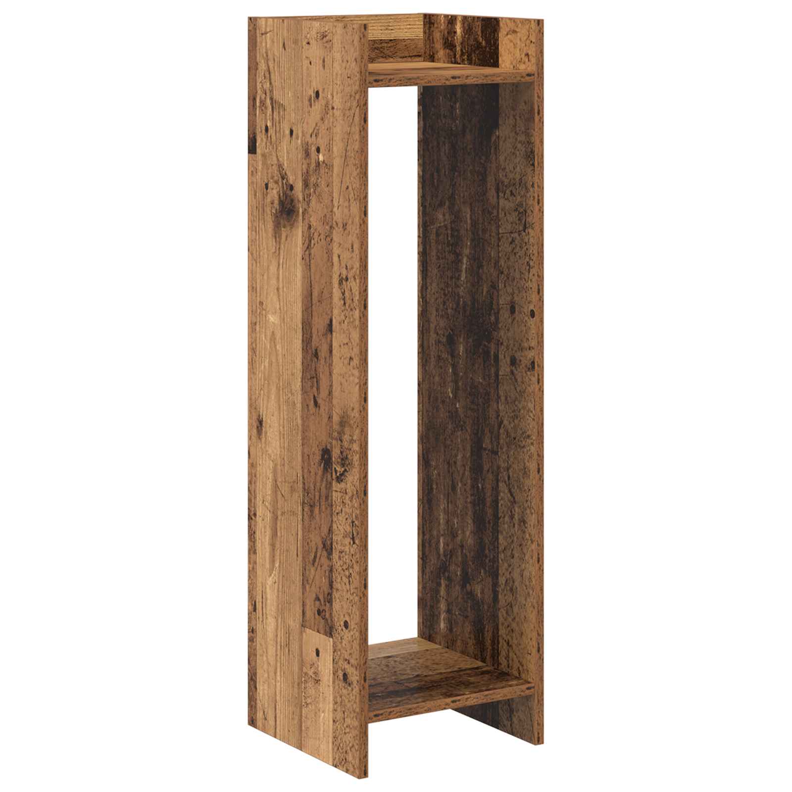 Növényállvány 2 pcs öreg fa 30 x 30 x 100 cm mérnöki fa