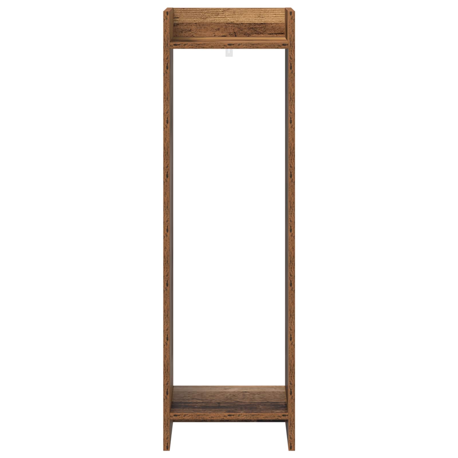 Növényállvány 2 pcs öreg fa 30 x 30 x 100 cm mérnöki fa