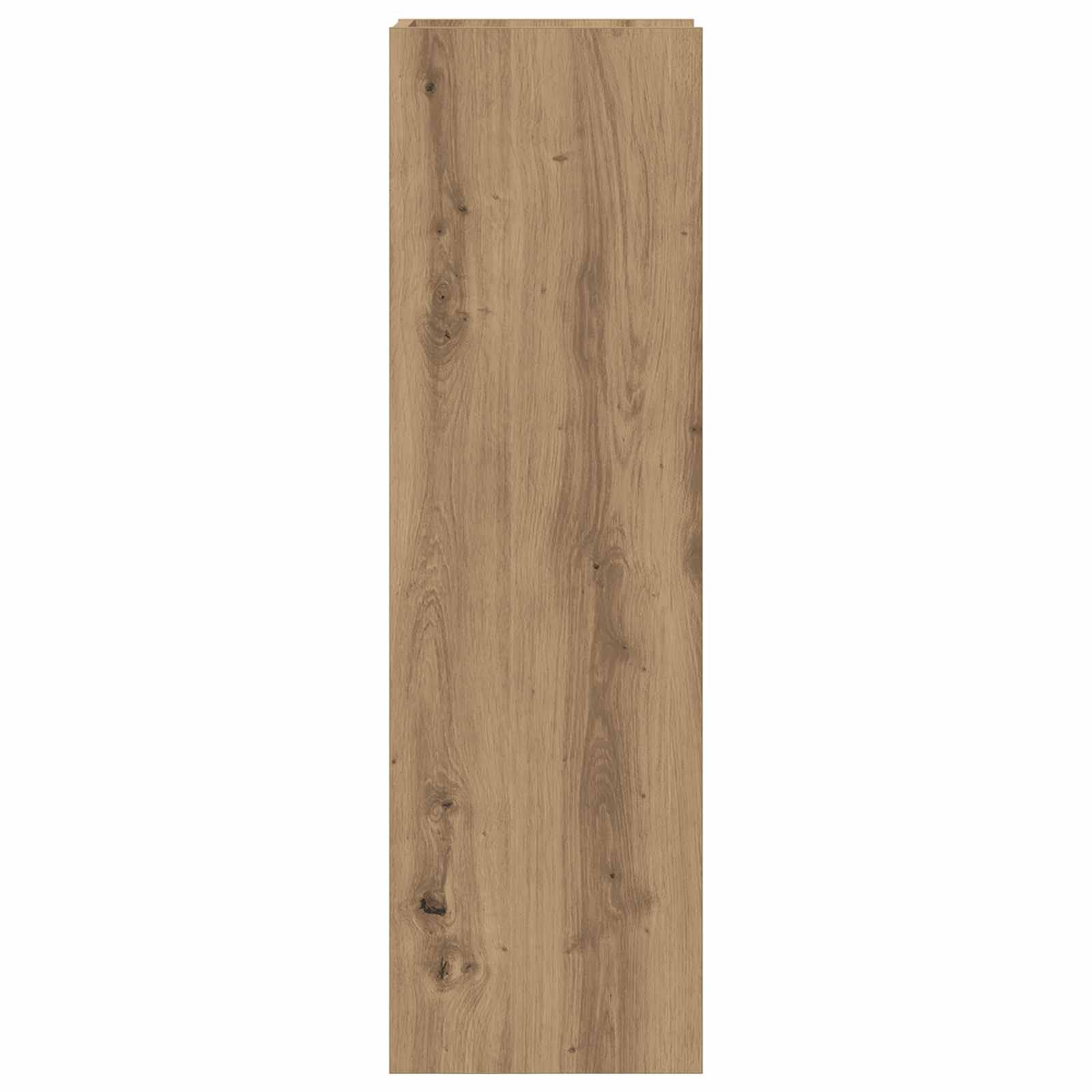 Növényállvány kézműves tölgy 30 x 30 x 100 cm mérnöki fa