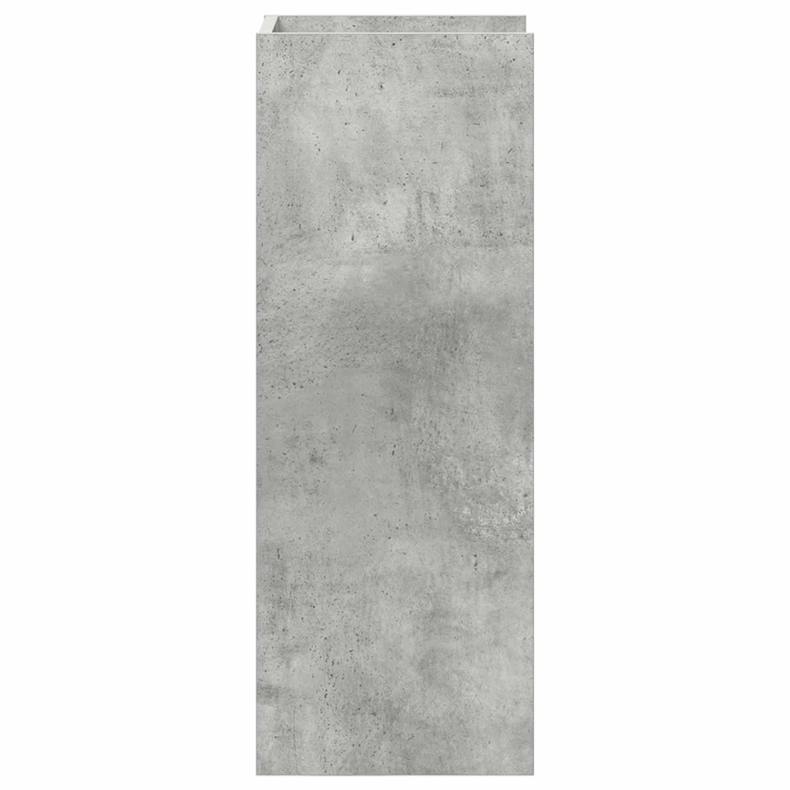Növényállvány 2 pcs beton szürke 30 x 30 x 80 cm mérnöki fa