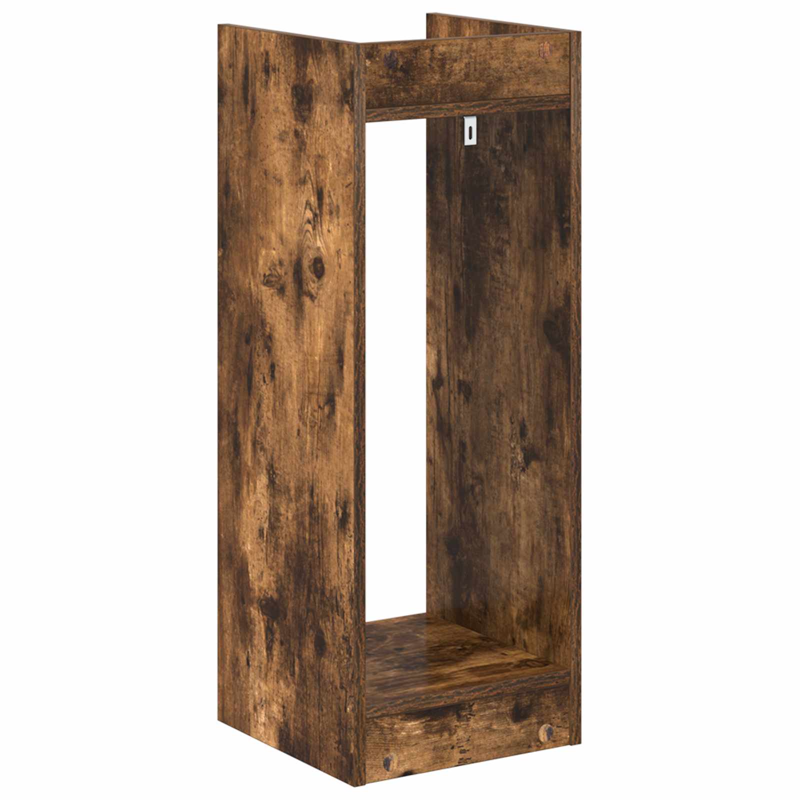 Növényállvány 2 pcs füstölt tölgy 30 x 30 x 80 cm mérnöki fa