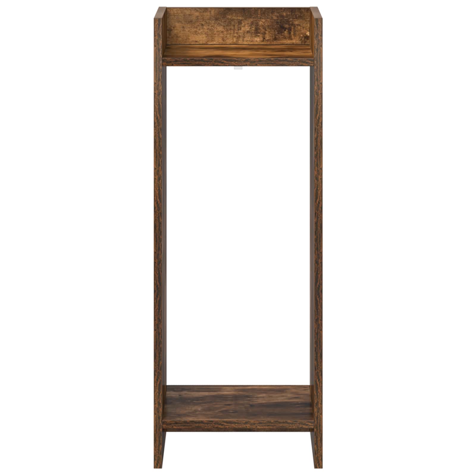Növényállvány 2 pcs füstölt tölgy 30 x 30 x 80 cm mérnöki fa