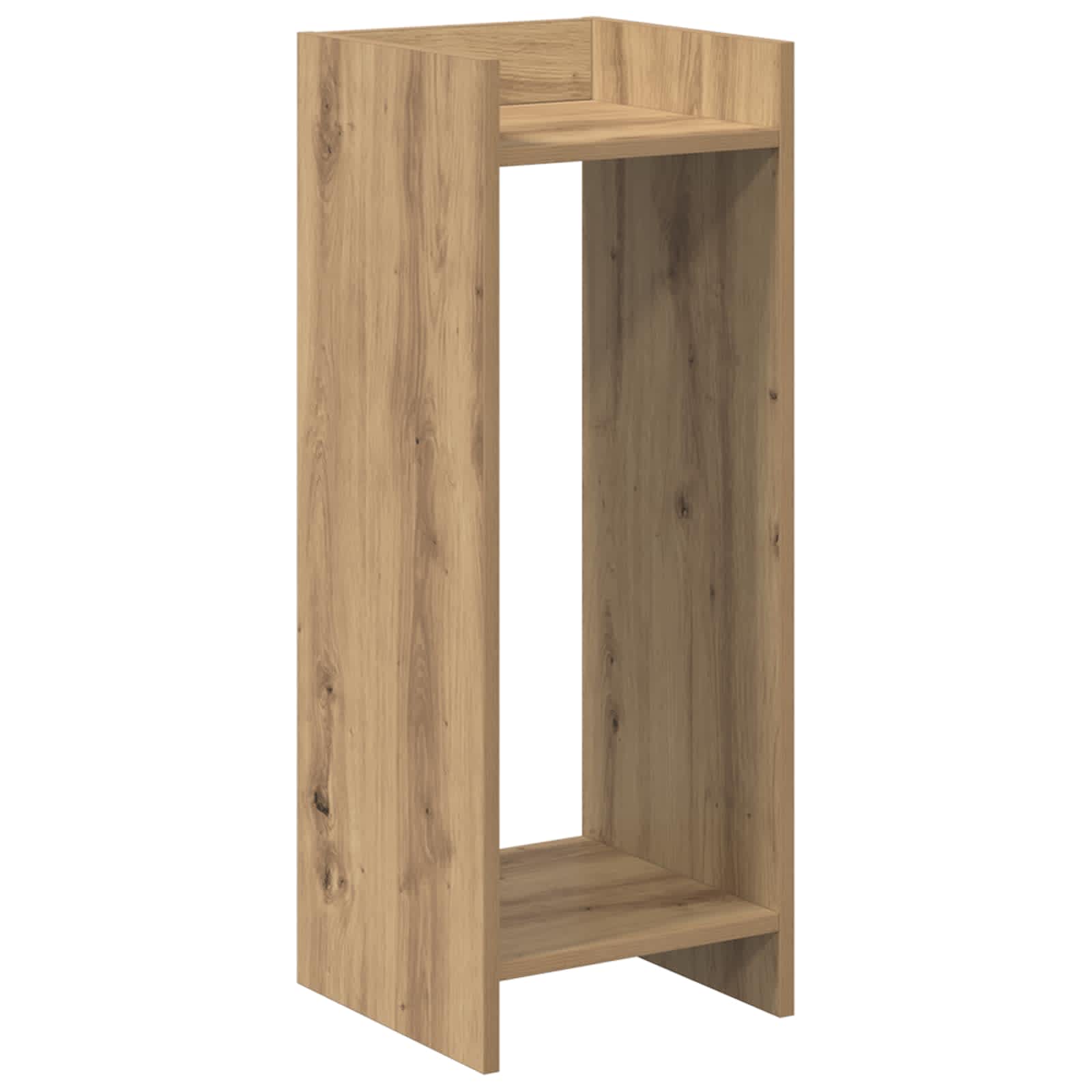 Növényállvány 2 pcs kézműves tölgy 30 x 30 x 80 cm mérnöki fa