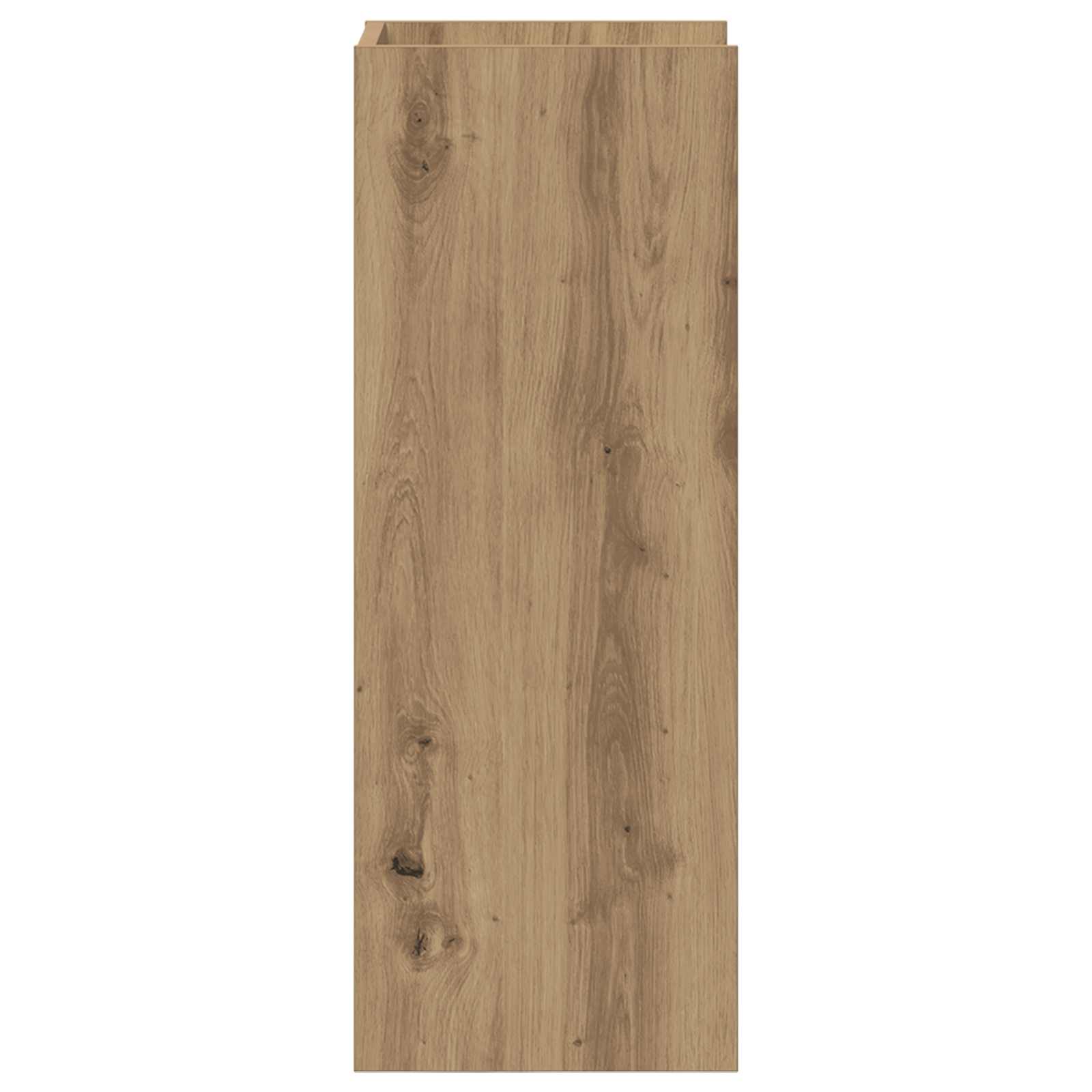 Növényállvány 2 pcs kézműves tölgy 30 x 30 x 80 cm mérnöki fa