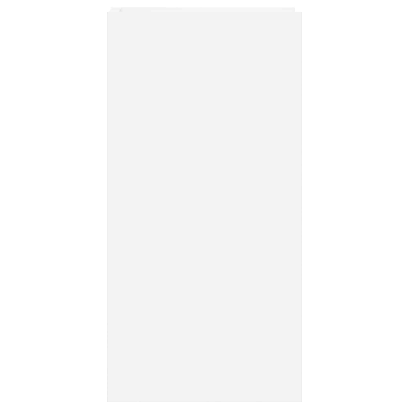 Növényállvány polcokkal 2 pcs fehér 30 x 30 x 60 cm mérnöki fa