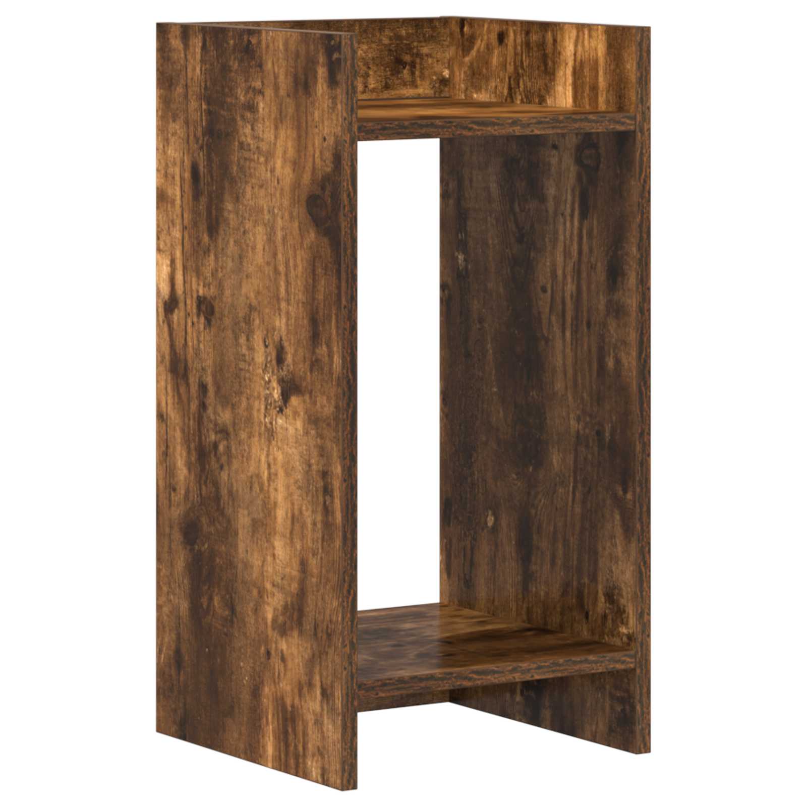 Növényállvány 2 pcs füstölt tölgy 30 x 30 x 60 cm mérnöki fa