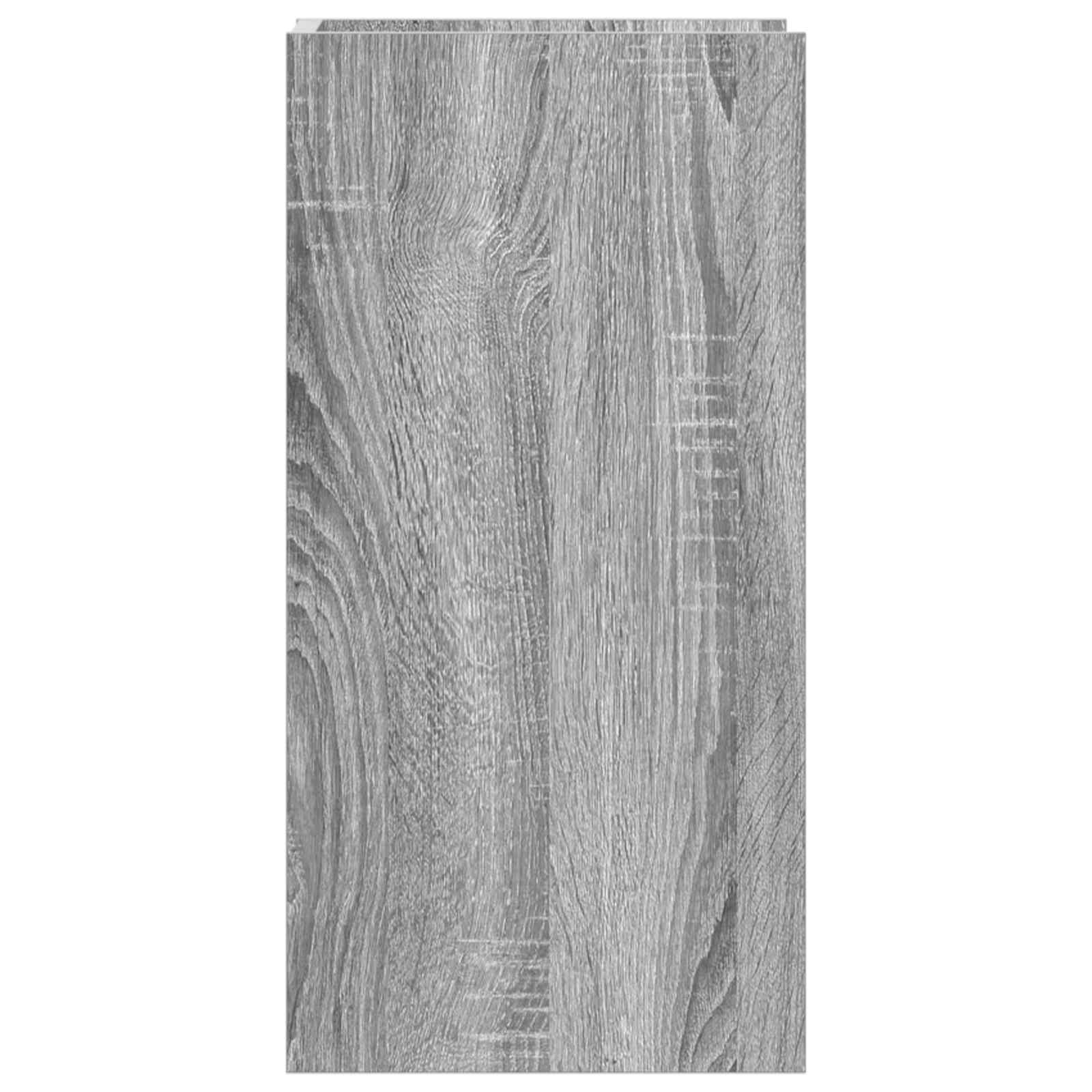 Növényállvány 2 pcs szürke sonoma 30 x 30 x 60 cm mérnöki fa