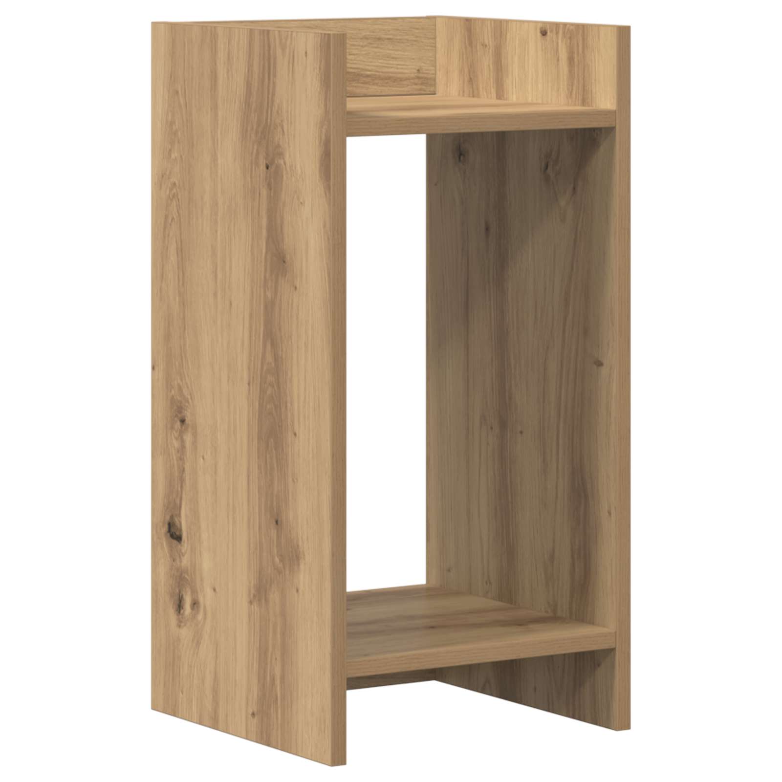 Növényállvány 2 pcs kézműves tölgy 30 x 30 x 60 cm mérnöki fa