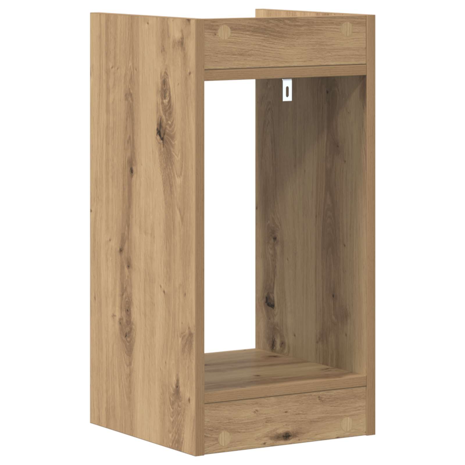 Növényállvány 2 pcs kézműves tölgy 30 x 30 x 60 cm mérnöki fa