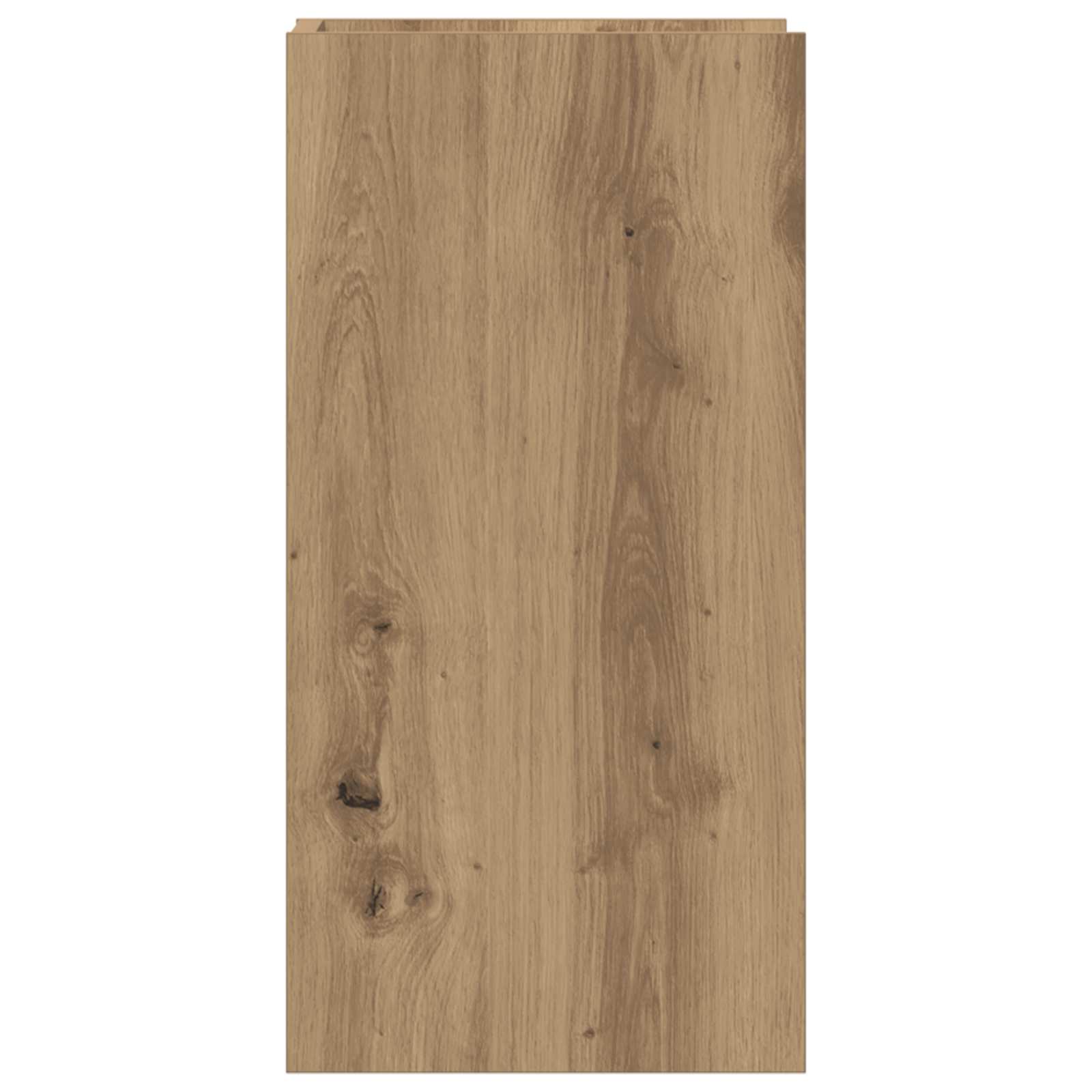 Növényállvány 2 pcs kézműves tölgy 30 x 30 x 60 cm mérnöki fa