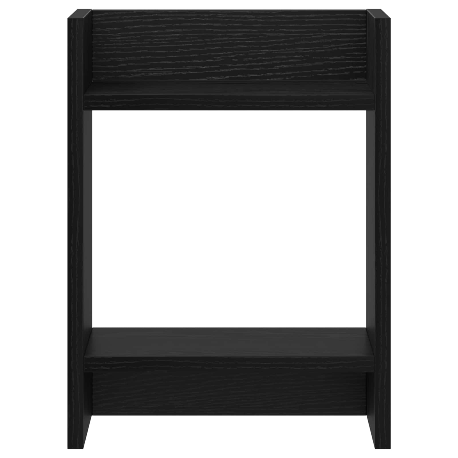 Növényállvány 2 pcs fekete tölgy 30 x 30 x 40 cm mérnöki fa