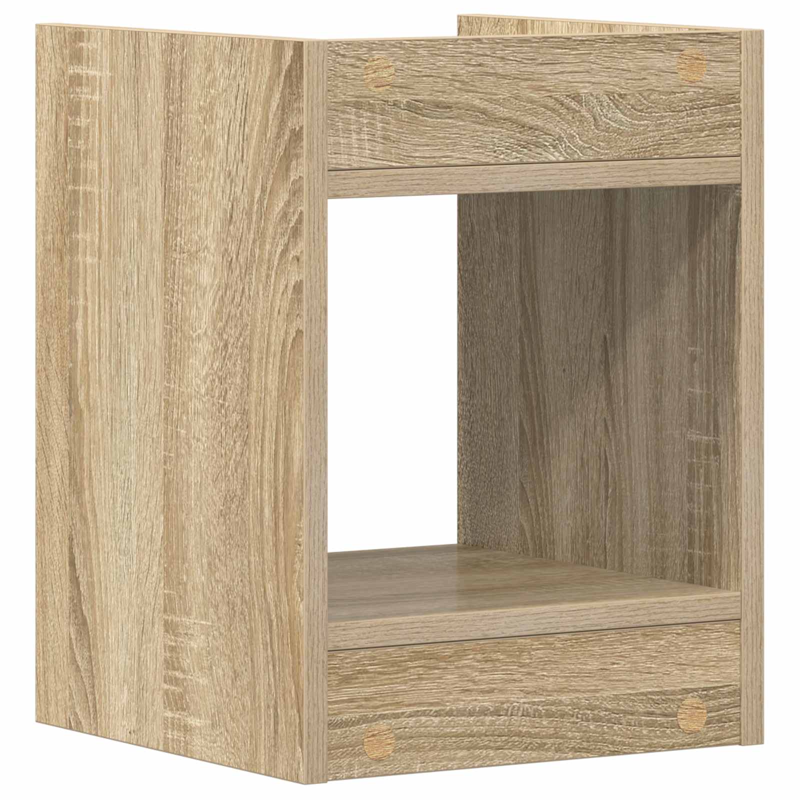 Növényállvány 2 pcs sonoma tölgy 30 x 30 x 40 cm mérnöki fa