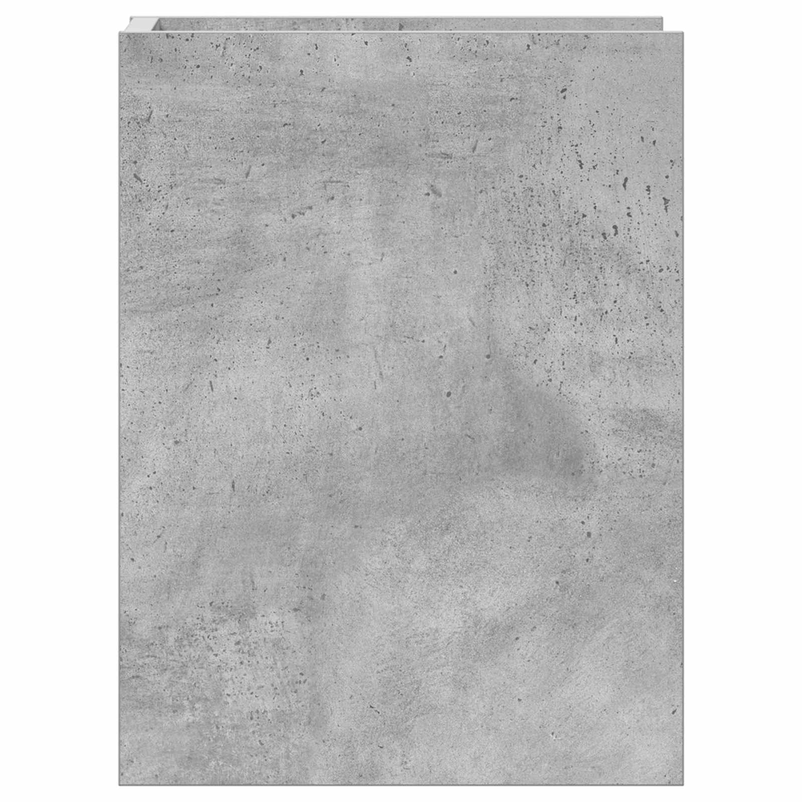 Növényállvány polcokkal beton szürke 30 x 30 x 40 cm mérnöki fa