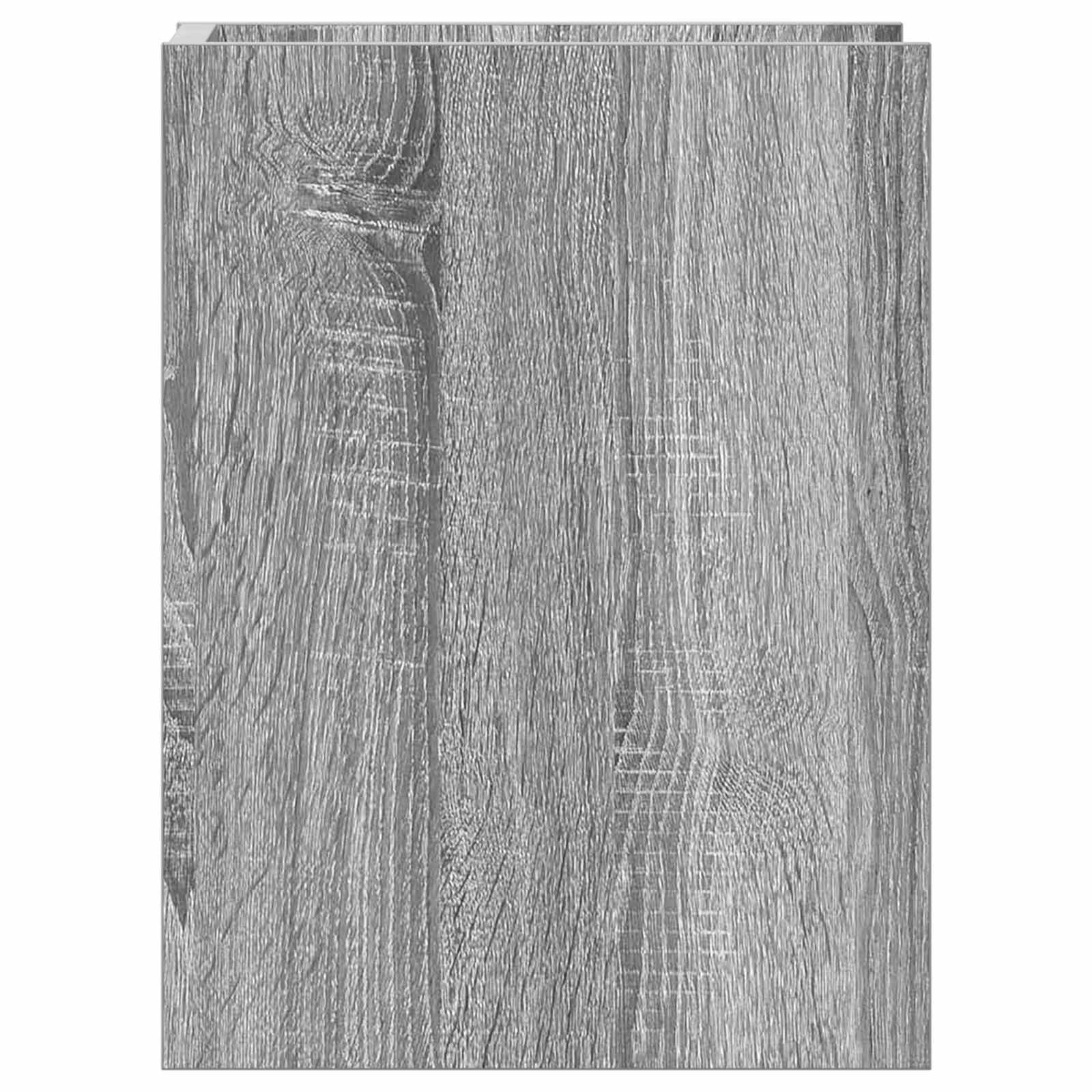 Növényállvány 2 pcs szürke sonoma 30 x 30 x 40 cm mérnöki fa