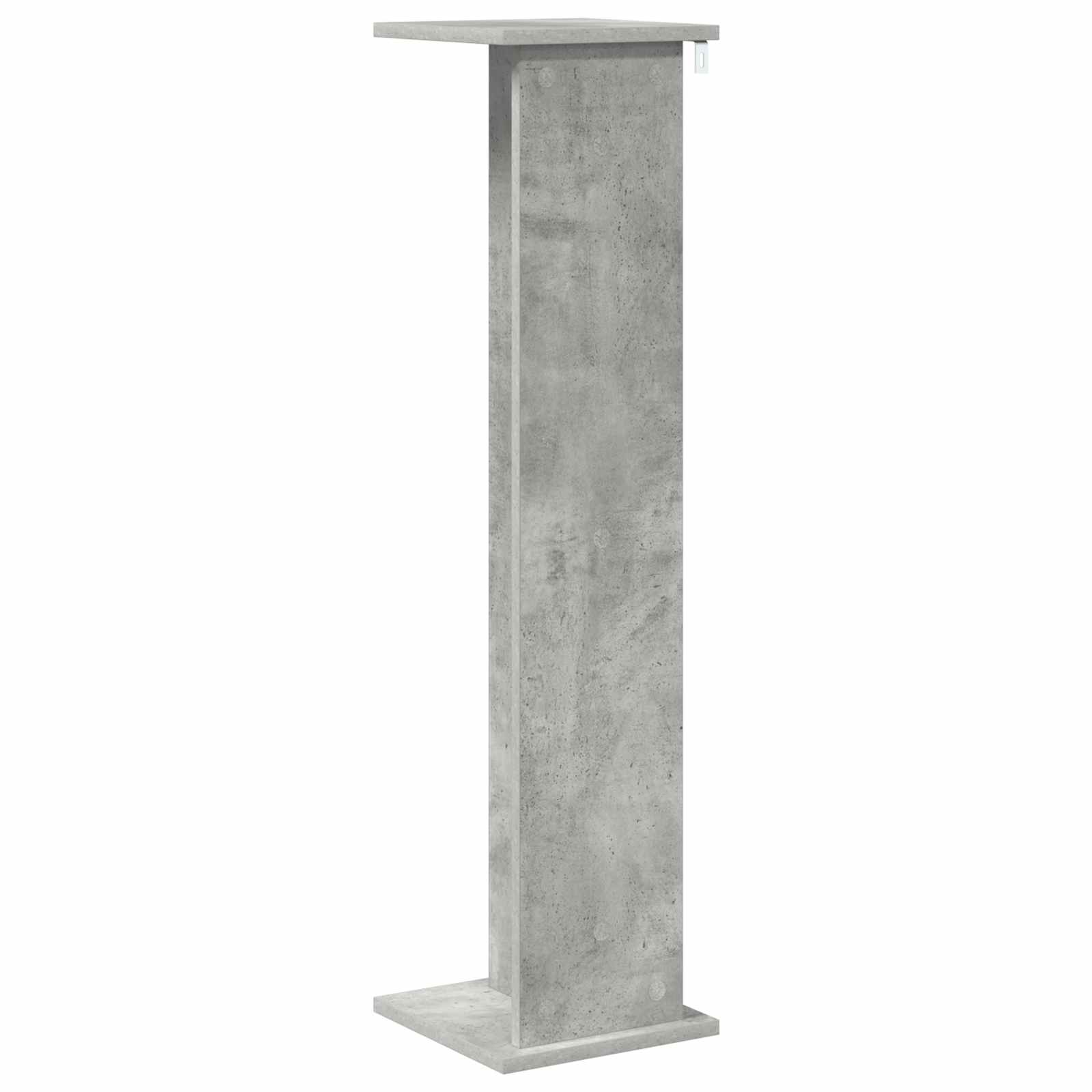 Növényállvány beton szürke 25 x 25,5 x 100,5 cm mérnöki fa