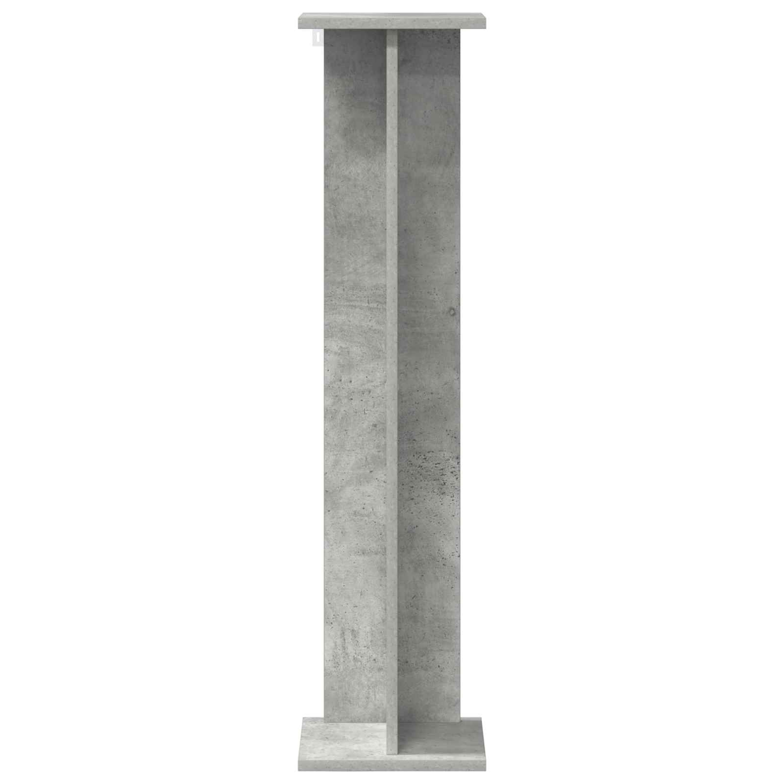 Növényállvány beton szürke 25 x 25,5 x 100,5 cm mérnöki fa