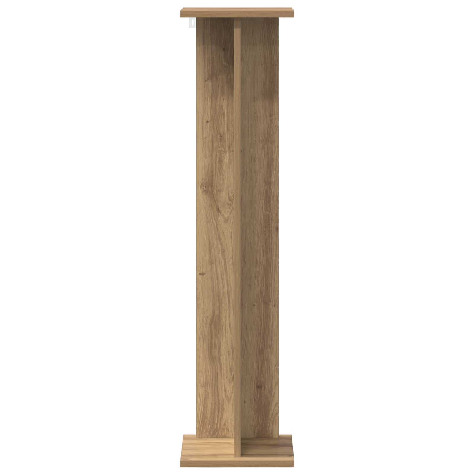 Növényállvány kézműves tölgy 25 x 25,5 x 100,5 cm mérnöki fa