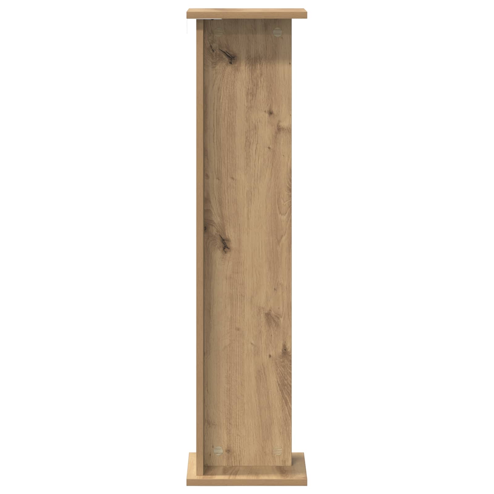 Növényállvány kézműves tölgy 25 x 25,5 x 100,5 cm mérnöki fa