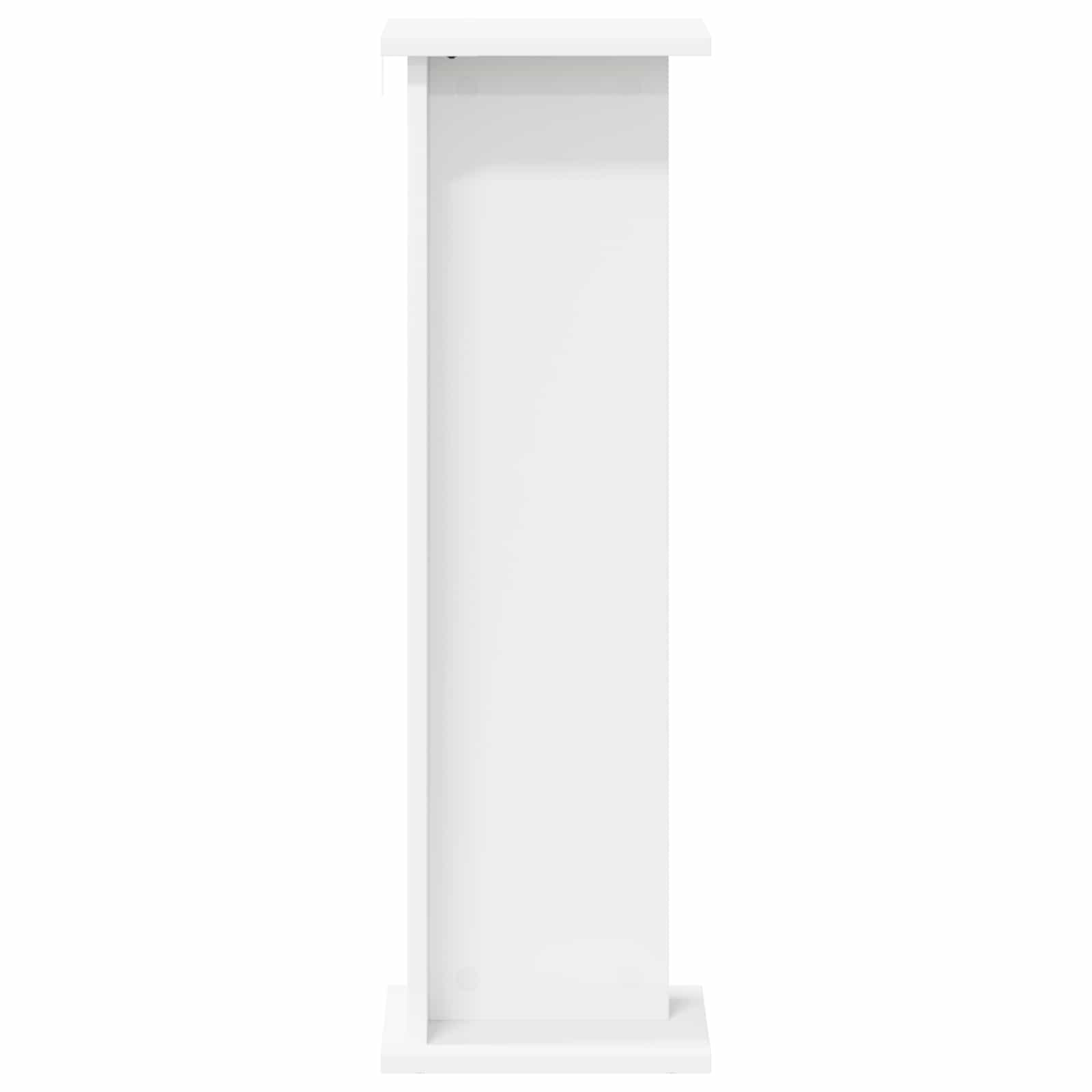 Növényállvány fehér 25 x 25,5 x 80,5 cm mérnöki fa