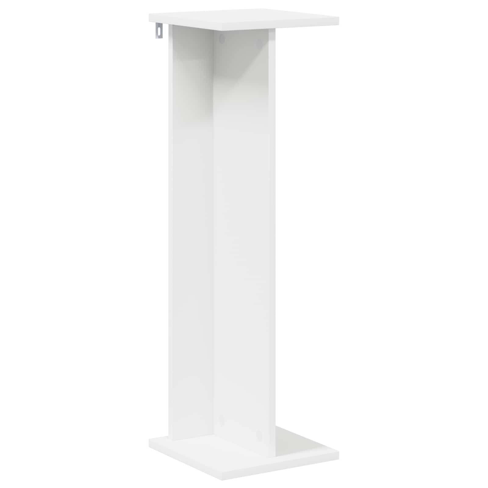 Növényállvány 2 pcs fehér 25 x 25,5 x 80,5 cm mérnöki fa